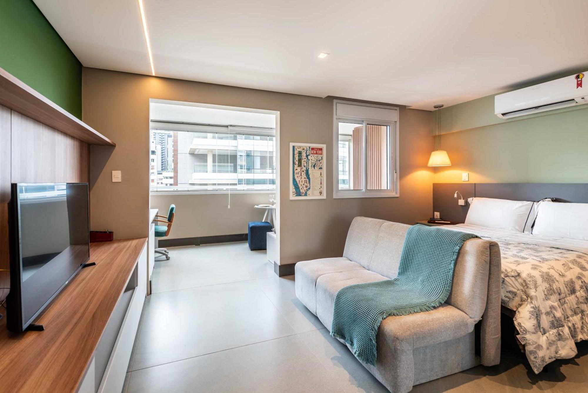 Pinheiros Faria Lima, Novo, 38m2, Wifi700mb - Traveller Awards 2025 Apartment *