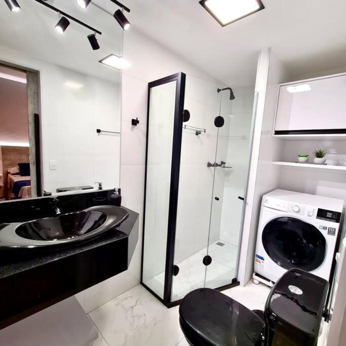 205 Flat/studio Elegance Jardins- Cozinha Completa Apartment