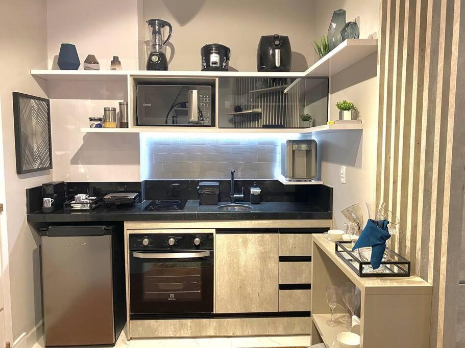 205 Flat/studio Elegance Jardins- Cozinha Completa Apartment