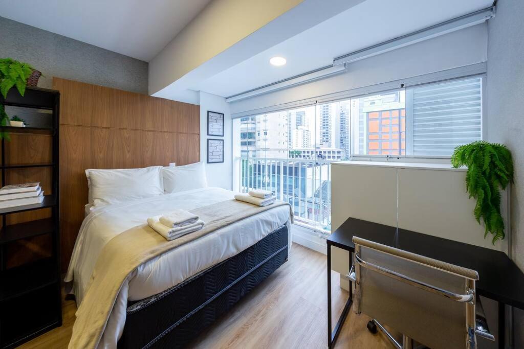 B Homy Brooklin - 10min Da Estacao Brooklin Jus47a Apartment