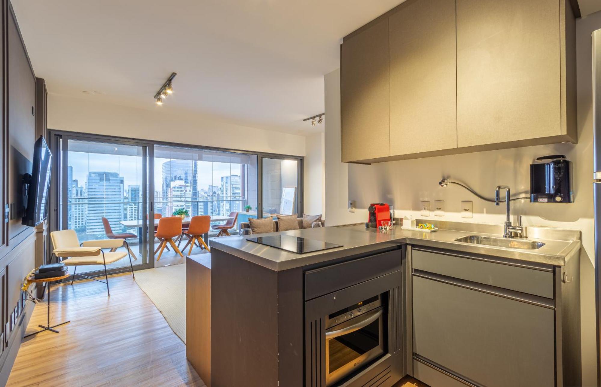 Apartment Condominio Forma Itaim - Uma Experiencia De Hospedagem Sofisticada Em