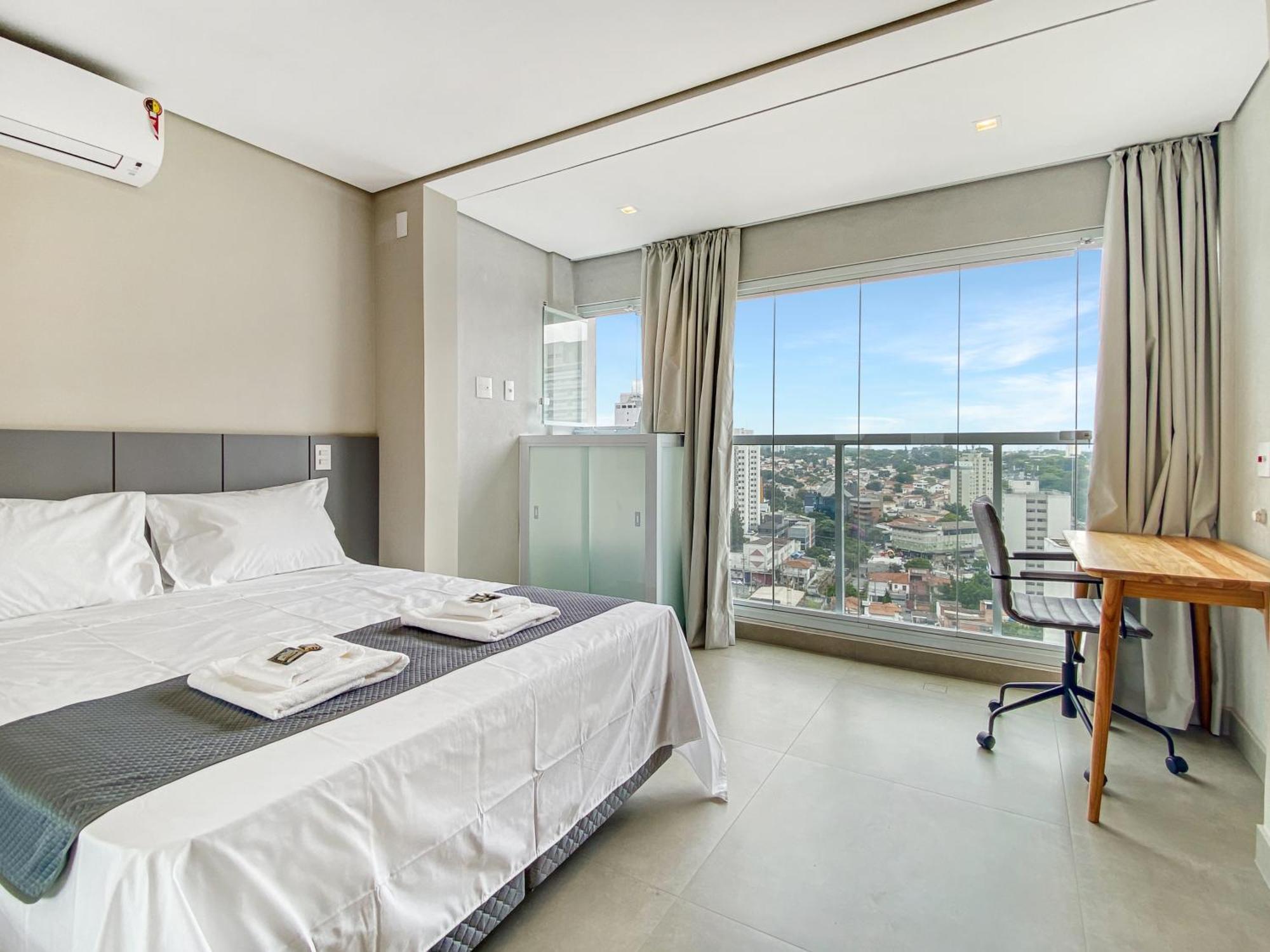 Căn hộ Ibirapuera Piscina Vista Academia Coworking São Paulo