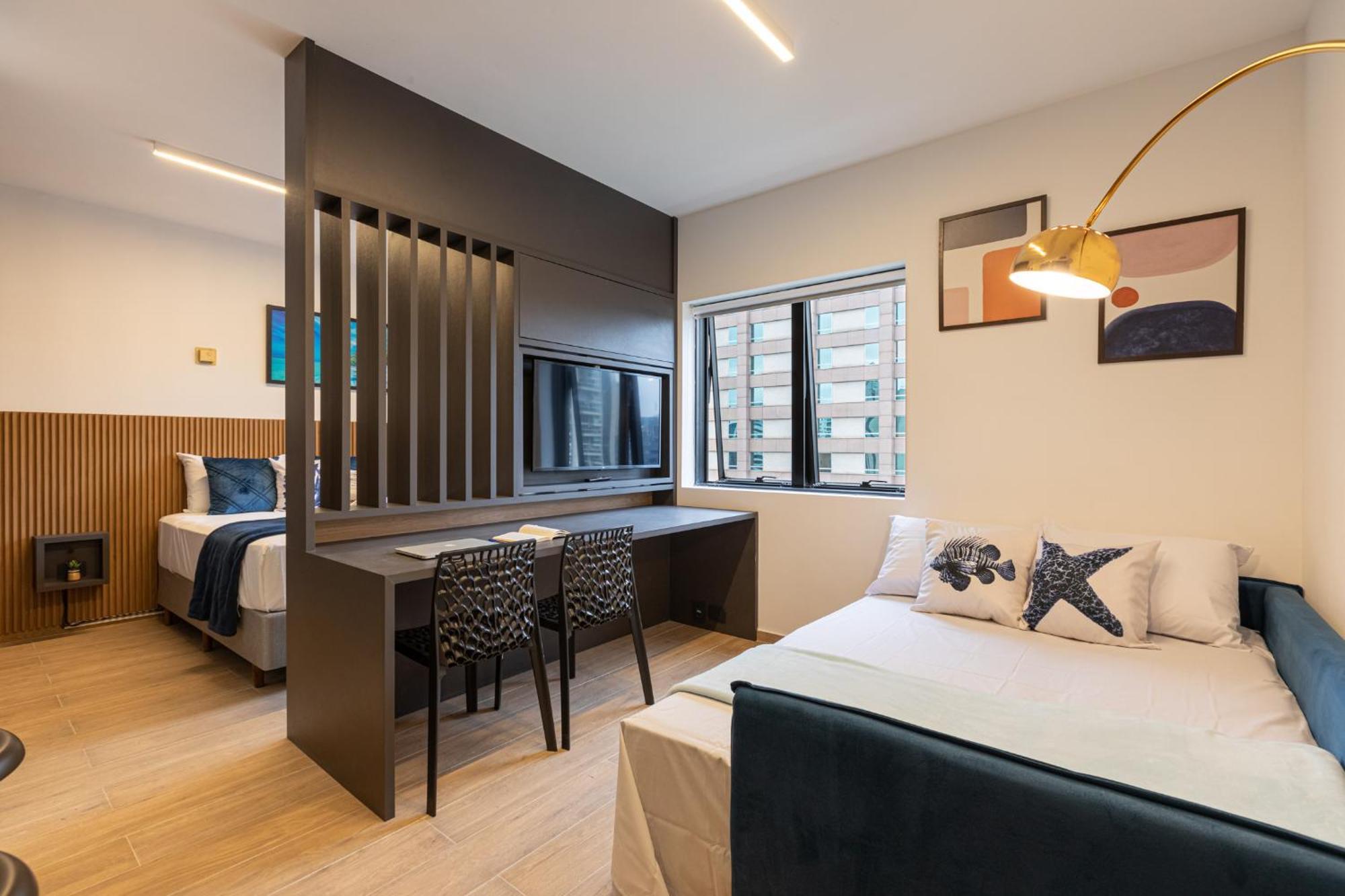 Apartment Easy Star - Flat Gracioso Ao Lado Da Berrini - Pa01h Sao Paulo