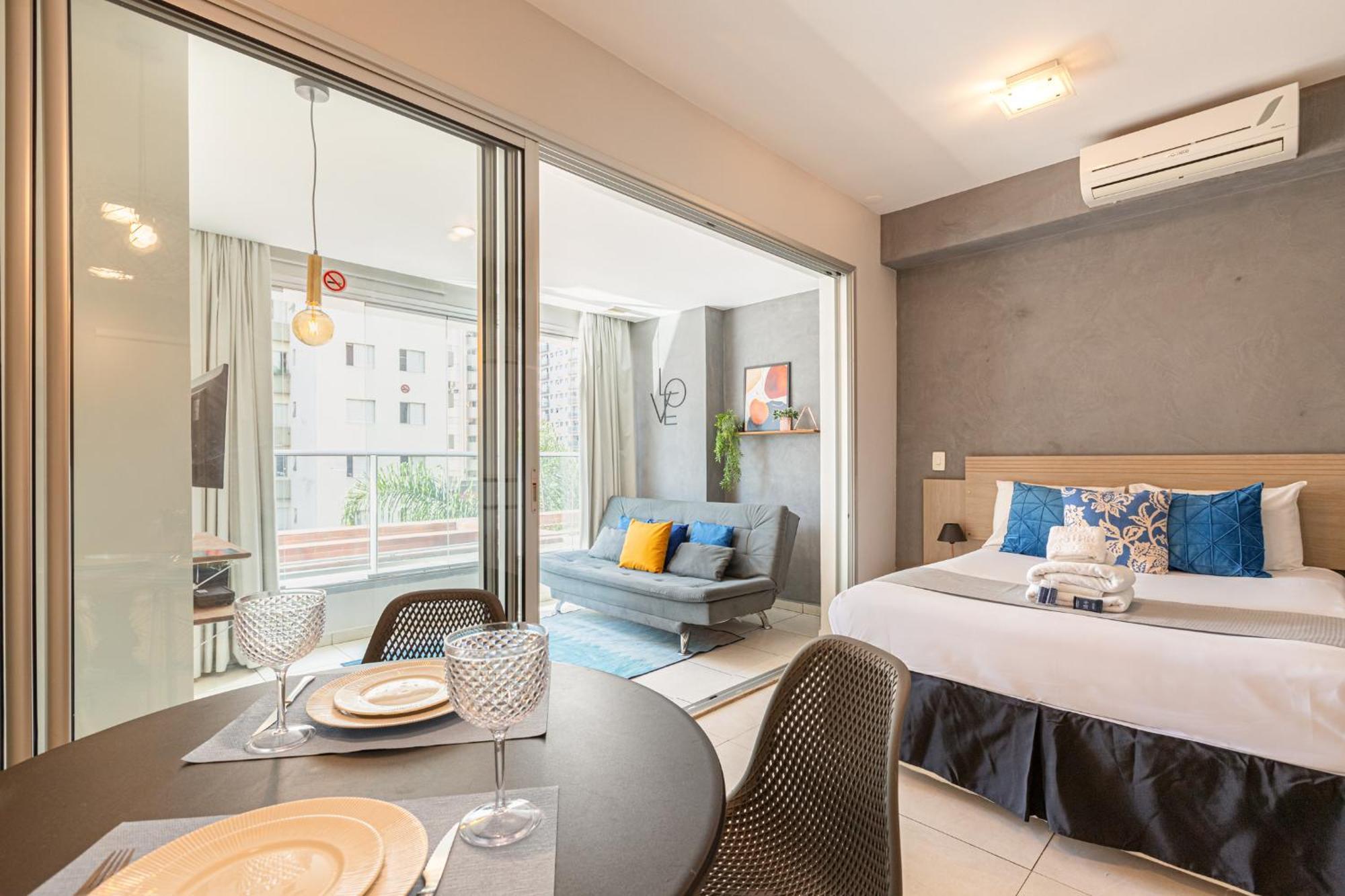 Apartamento Easy Star - Praticidade E Conforto No Coracao Do Brooklin - Ak02h
