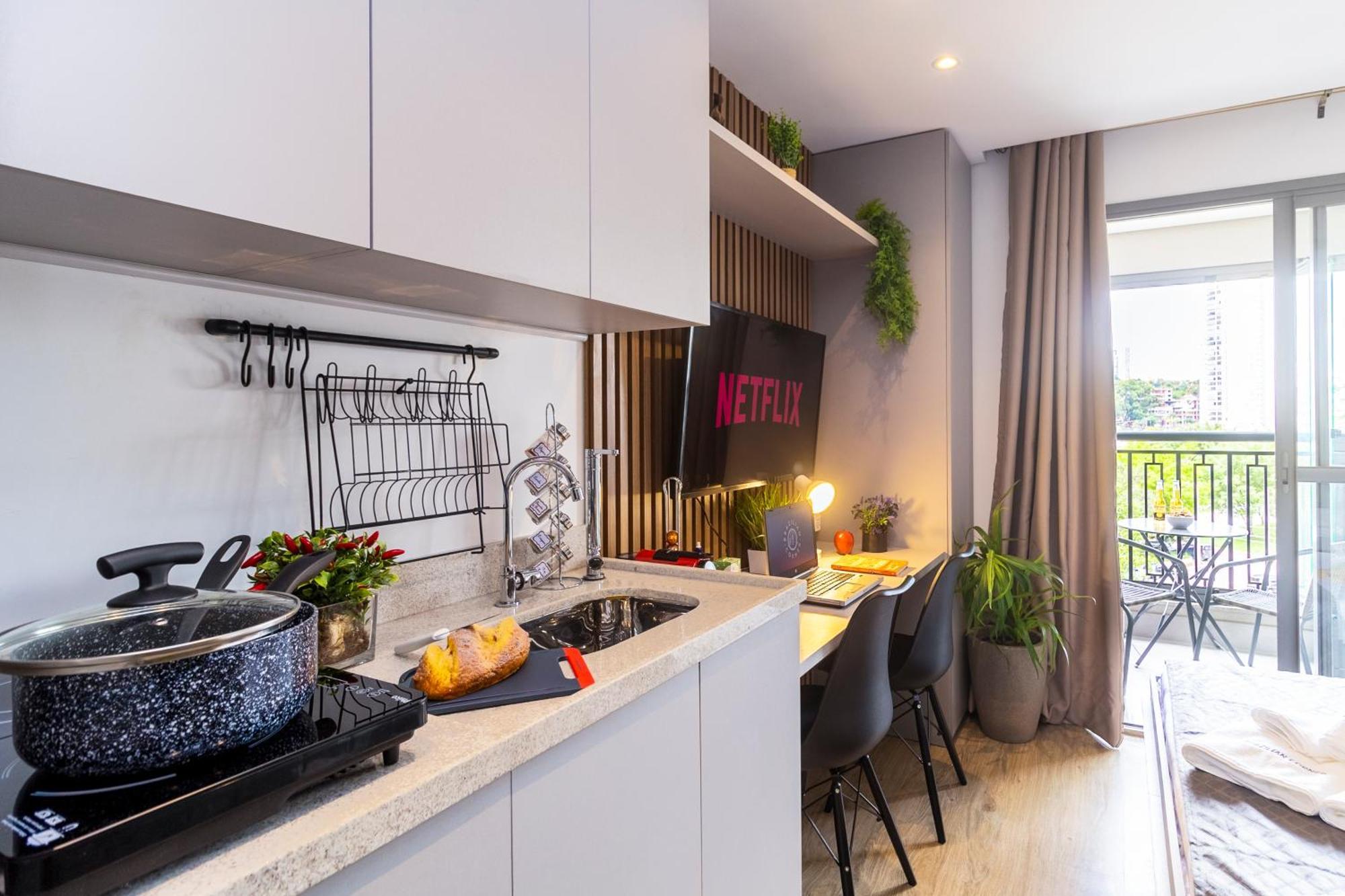 Estudios Aconchegantes Na Mariana Apartamento