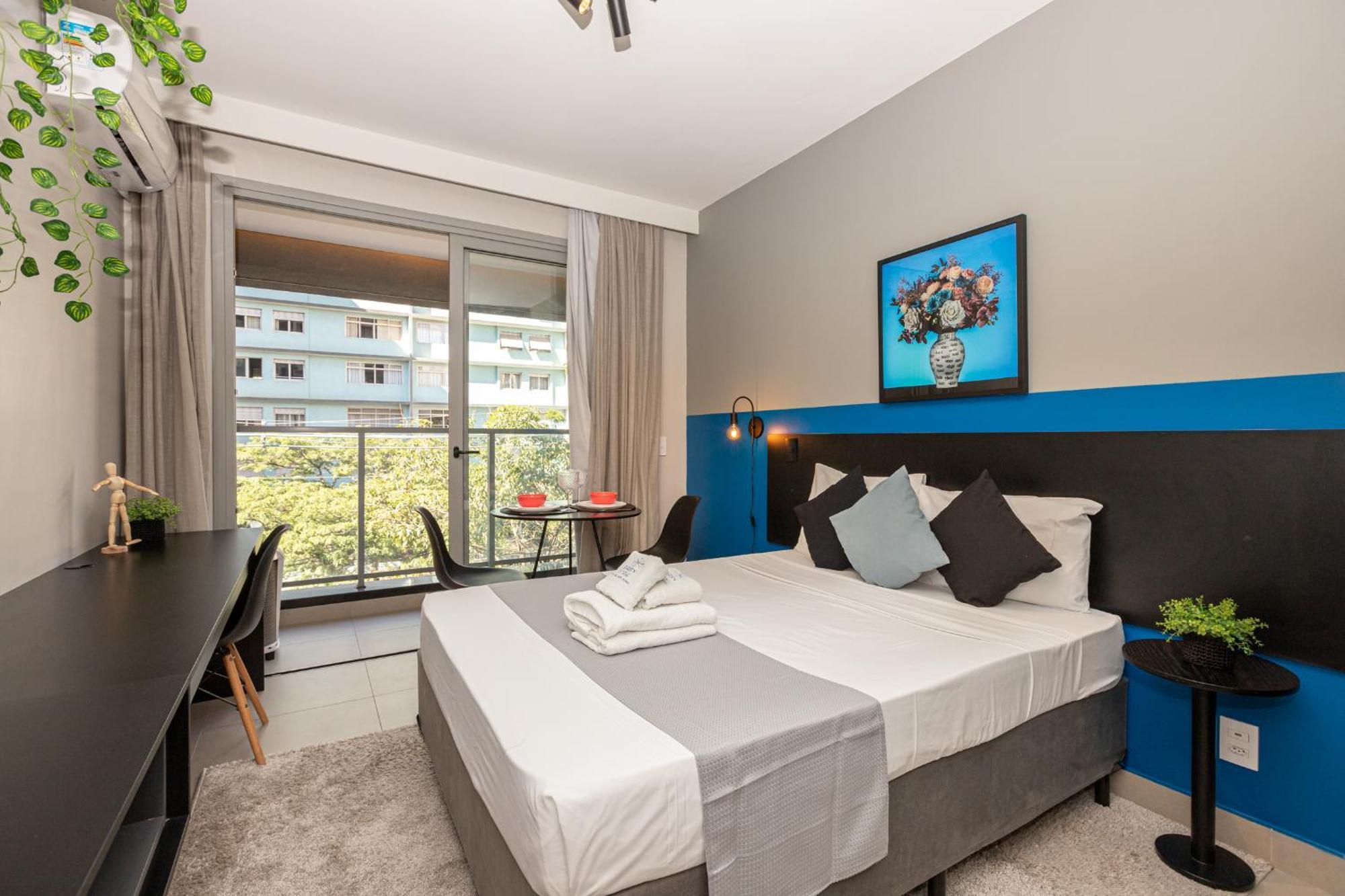 Apartment Easy Star - Fresco E Iluminado Perto Do Allianz Parque - Mh04h