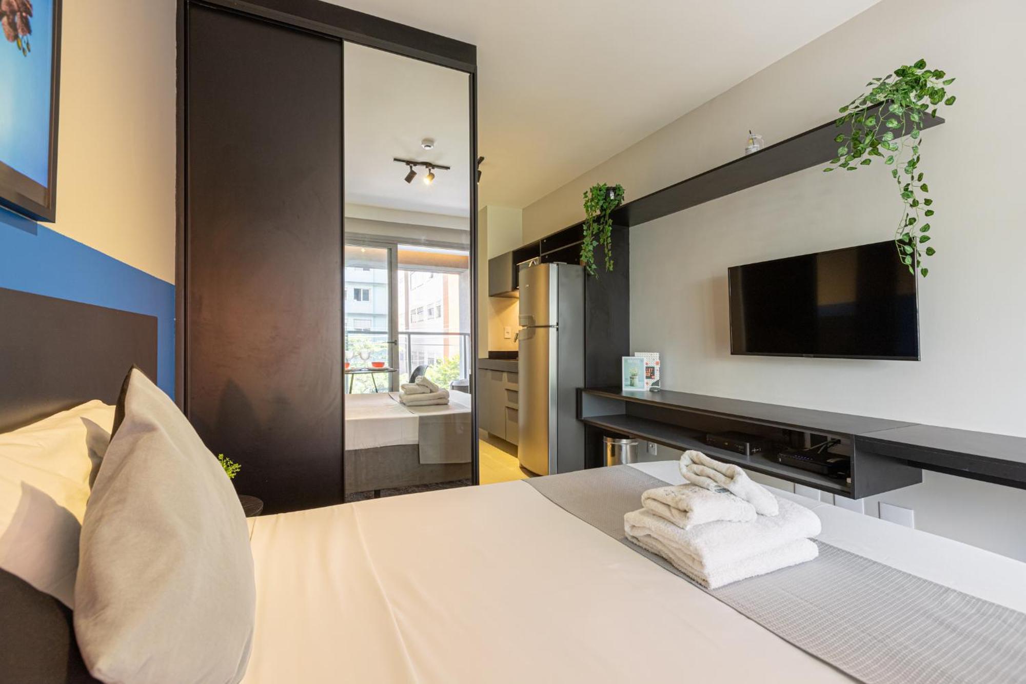 Apartment Easy Star - Fresco E Iluminado Perto Do Allianz Parque - Mh04h