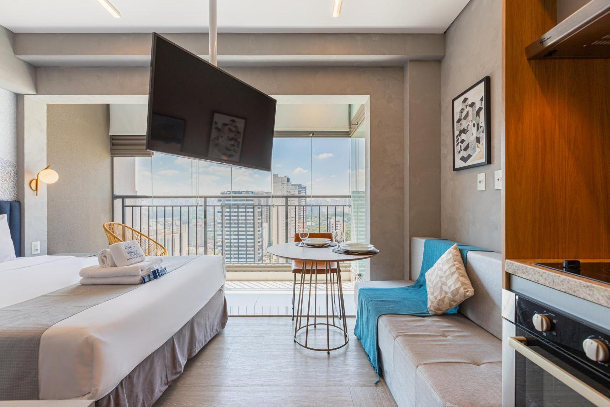 Daire Easy Star - Lindo Ao Lado Do Metro Em Moema - Sq01h *