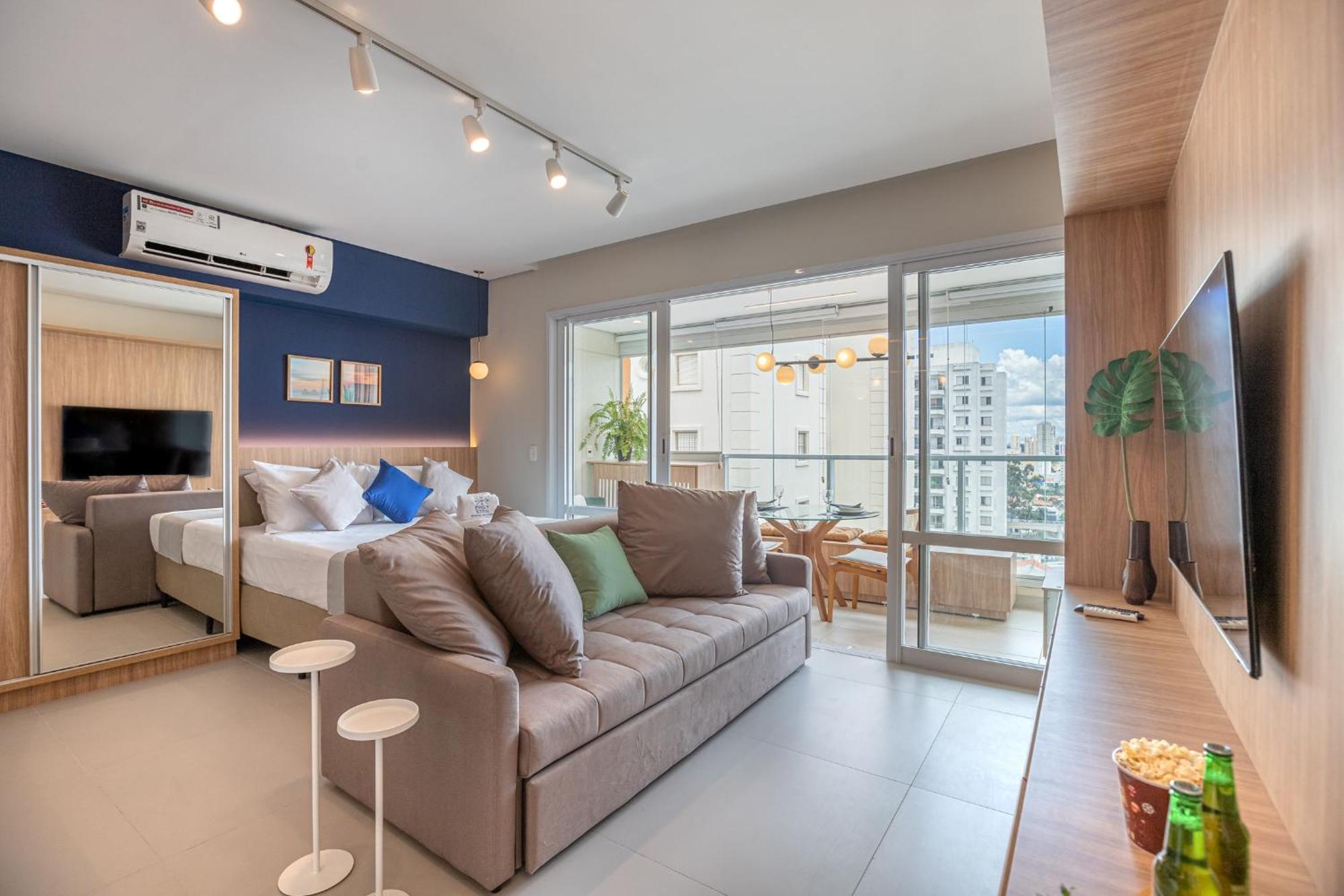 Apartment Easy Star - Encantador E Bem Iluminado No Campo Belo - Mo02h