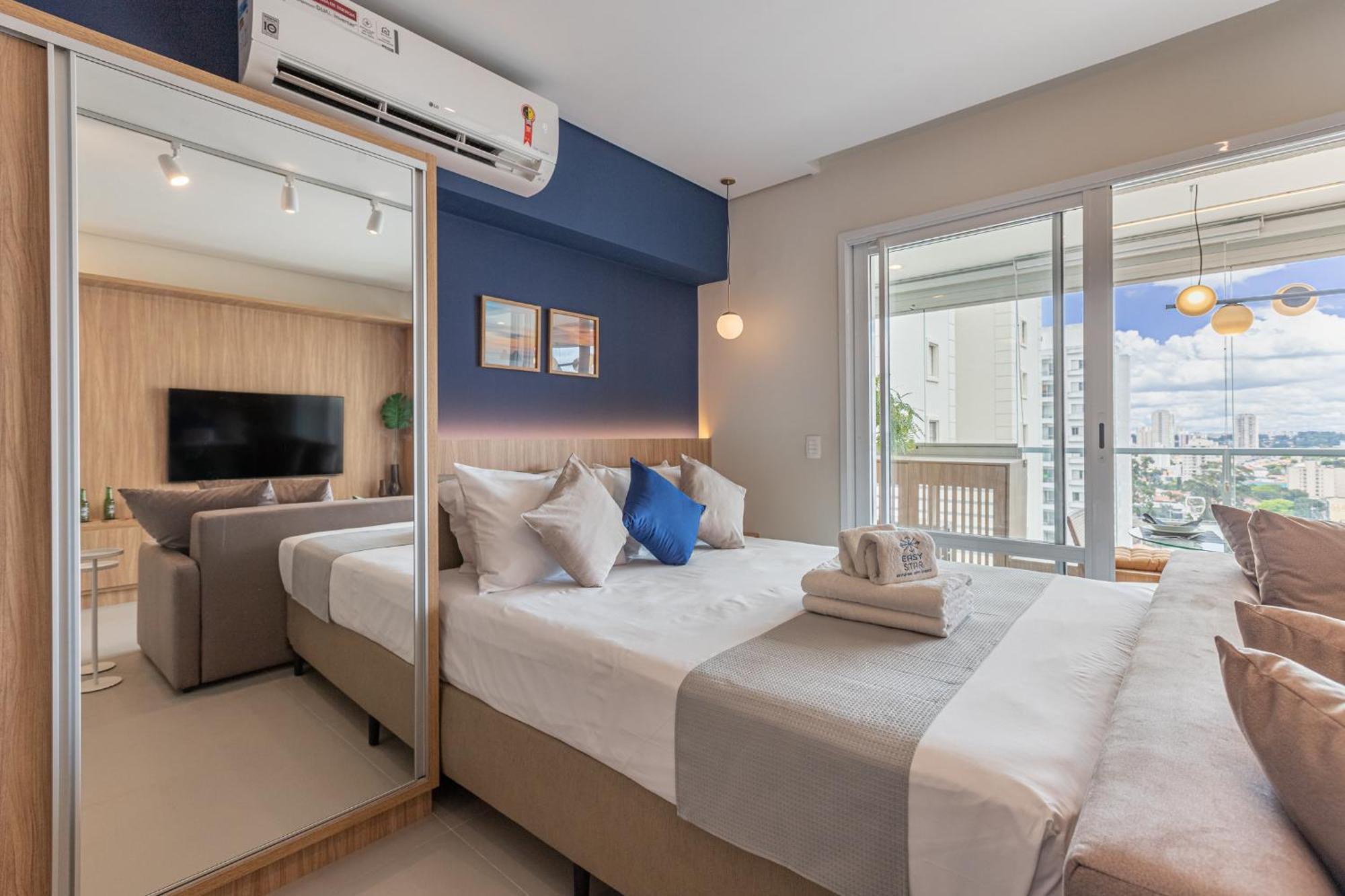 Apartment Easy Star - Encantador E Bem Iluminado No Campo Belo - Mo02h Sao Paulo