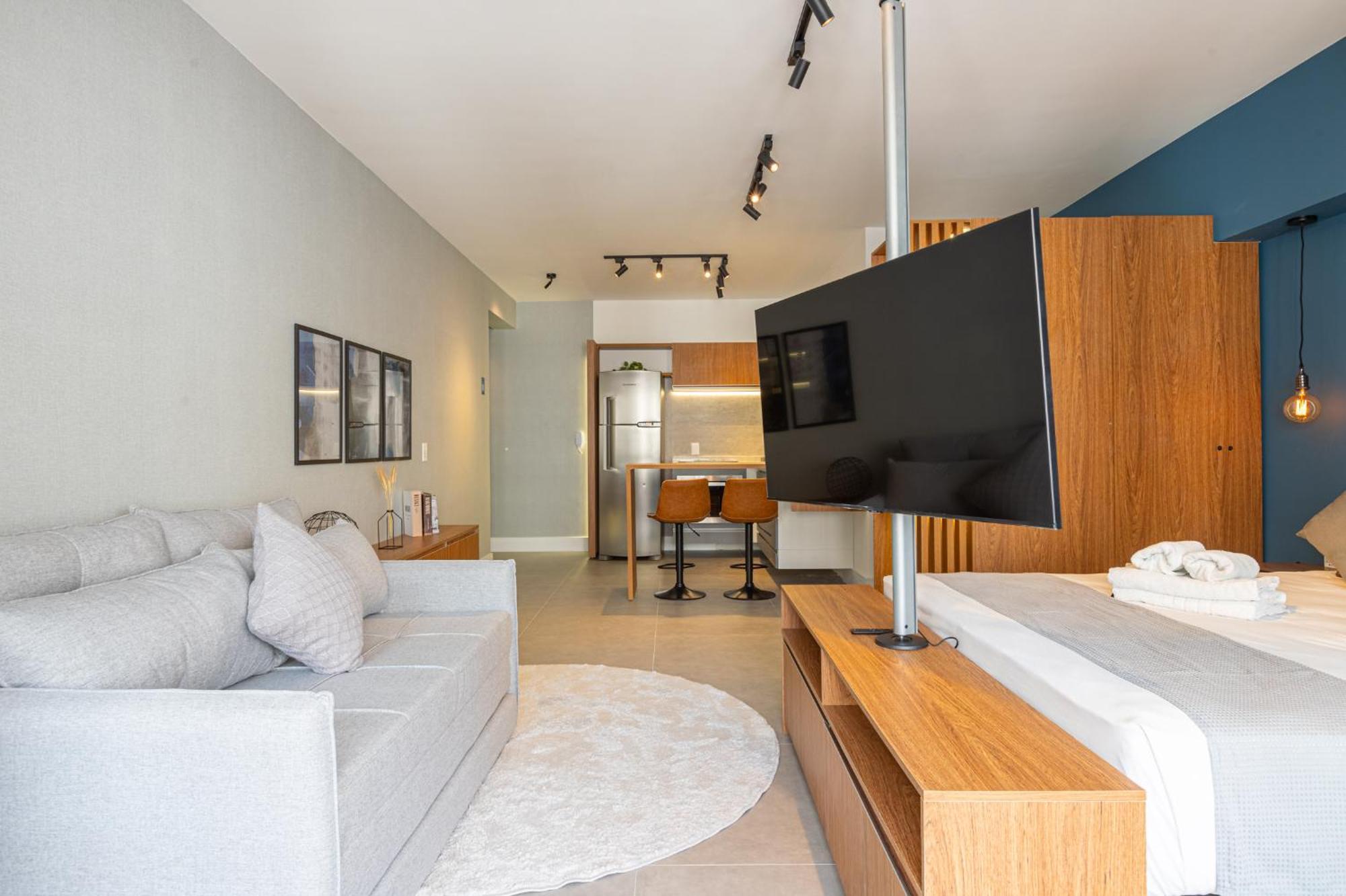 Apartment Easy Star - Moderno C/vaga No Campo Belo - Ah01i