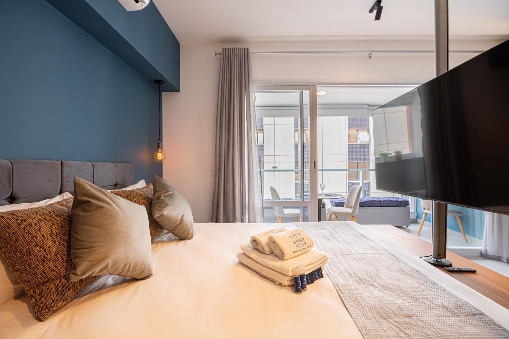 Apartment Easy Star - Moderno C/vaga No Campo Belo - Ah01i *