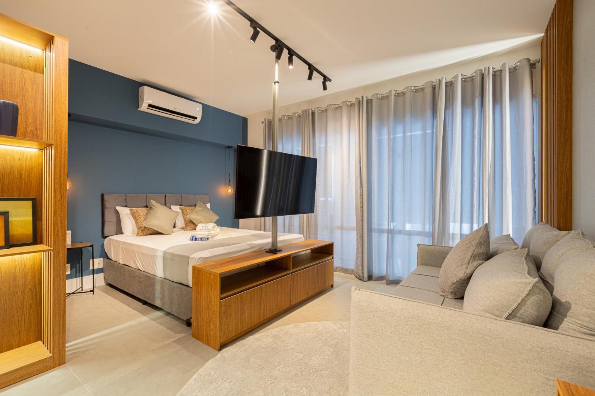 Apartment Easy Star - Moderno C/vaga No Campo Belo - Ah01i *