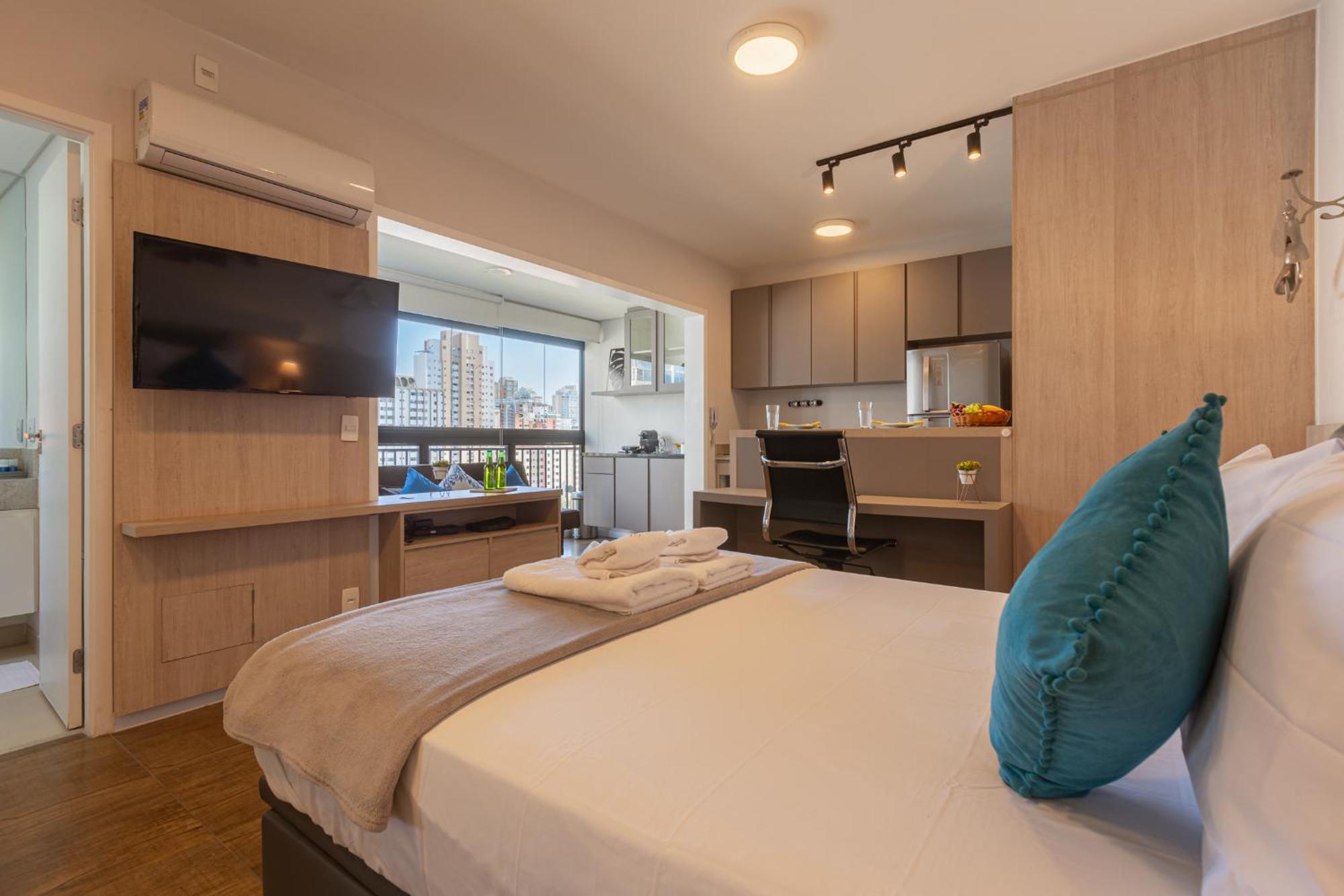 Apartment Easy Star - Espacoso Ao Lado Do Aeroporto Congonhas - Hh01h São Paulo