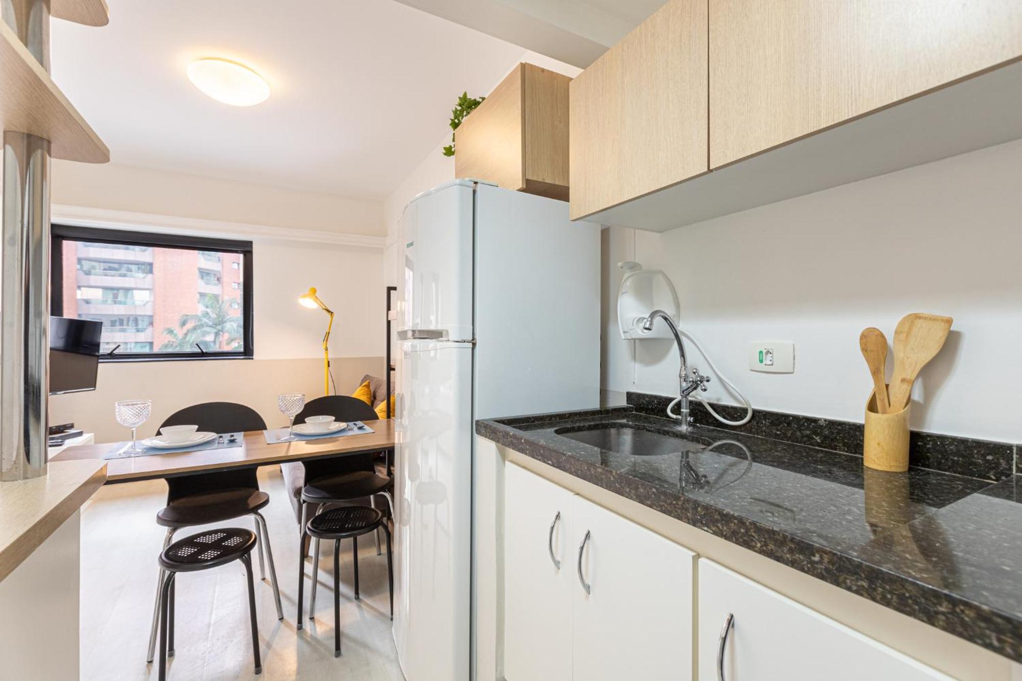 Easy Star - Lindo E Aconchegante Flat No Jardins - Wp01h Apartment *