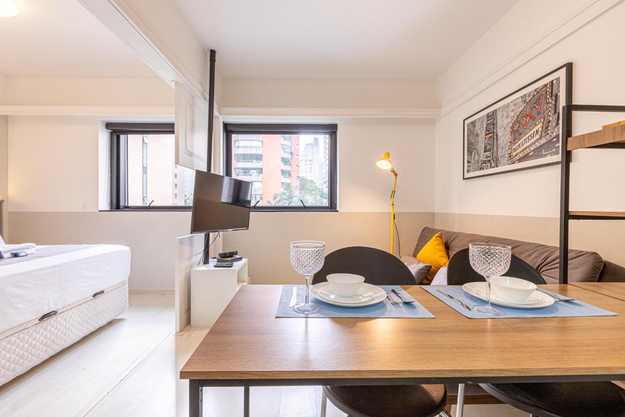 Easy Star - Lindo E Aconchegante Flat No Jardins - Wp01h Apartment