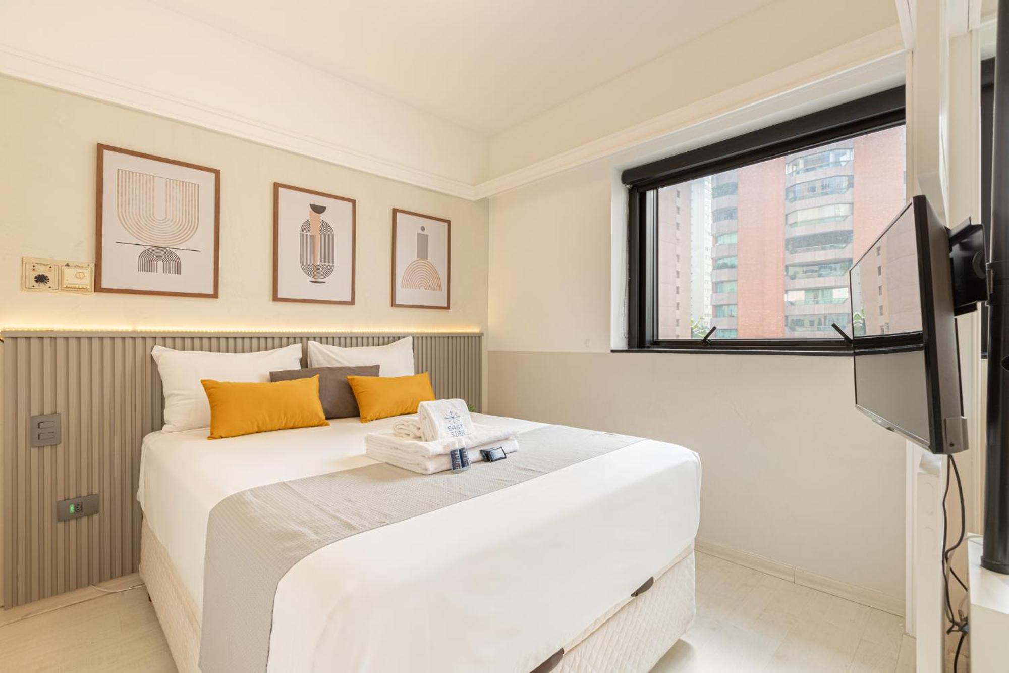 Easy Star - Lindo E Aconchegante Flat No Jardins - Wp01h Apartment *