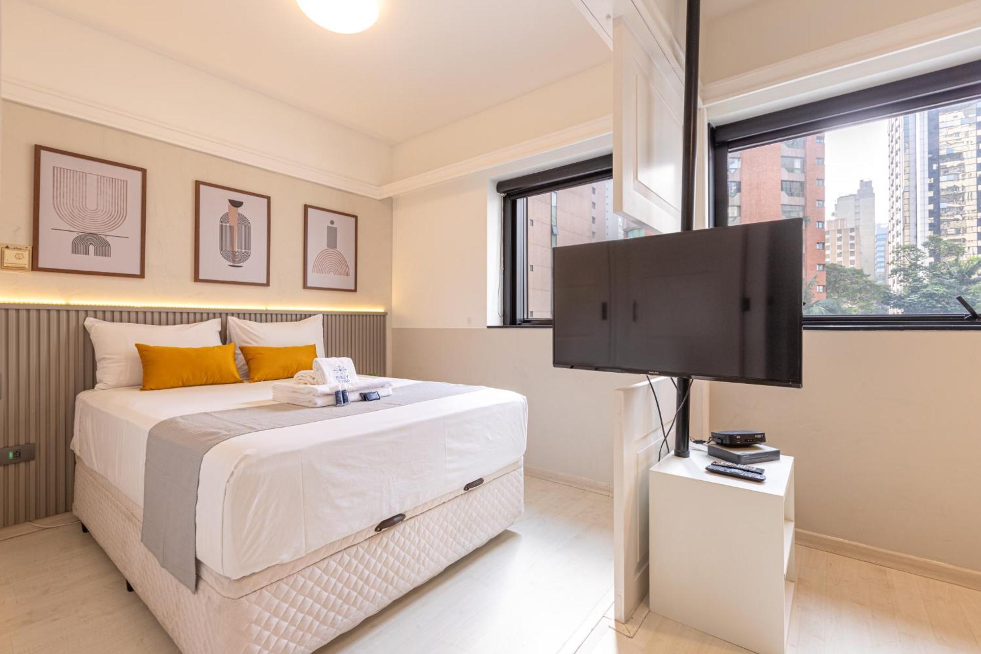 Easy Star - Lindo E Aconchegante Flat No Jardins - Wp01h