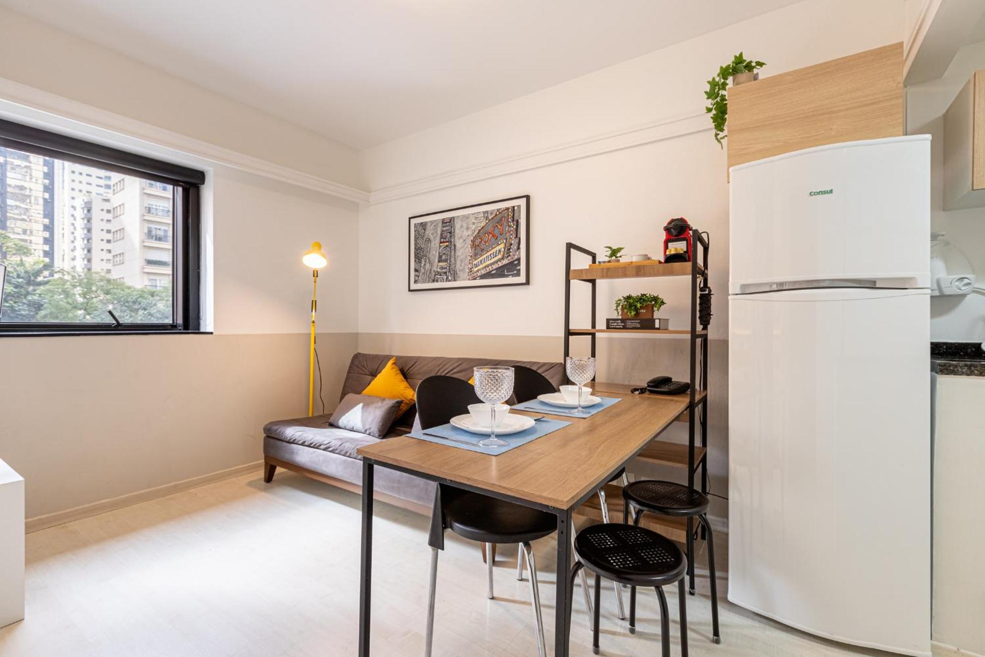 Easy Star - Lindo E Aconchegante Flat No Jardins - Wp01h * Sao Paulo