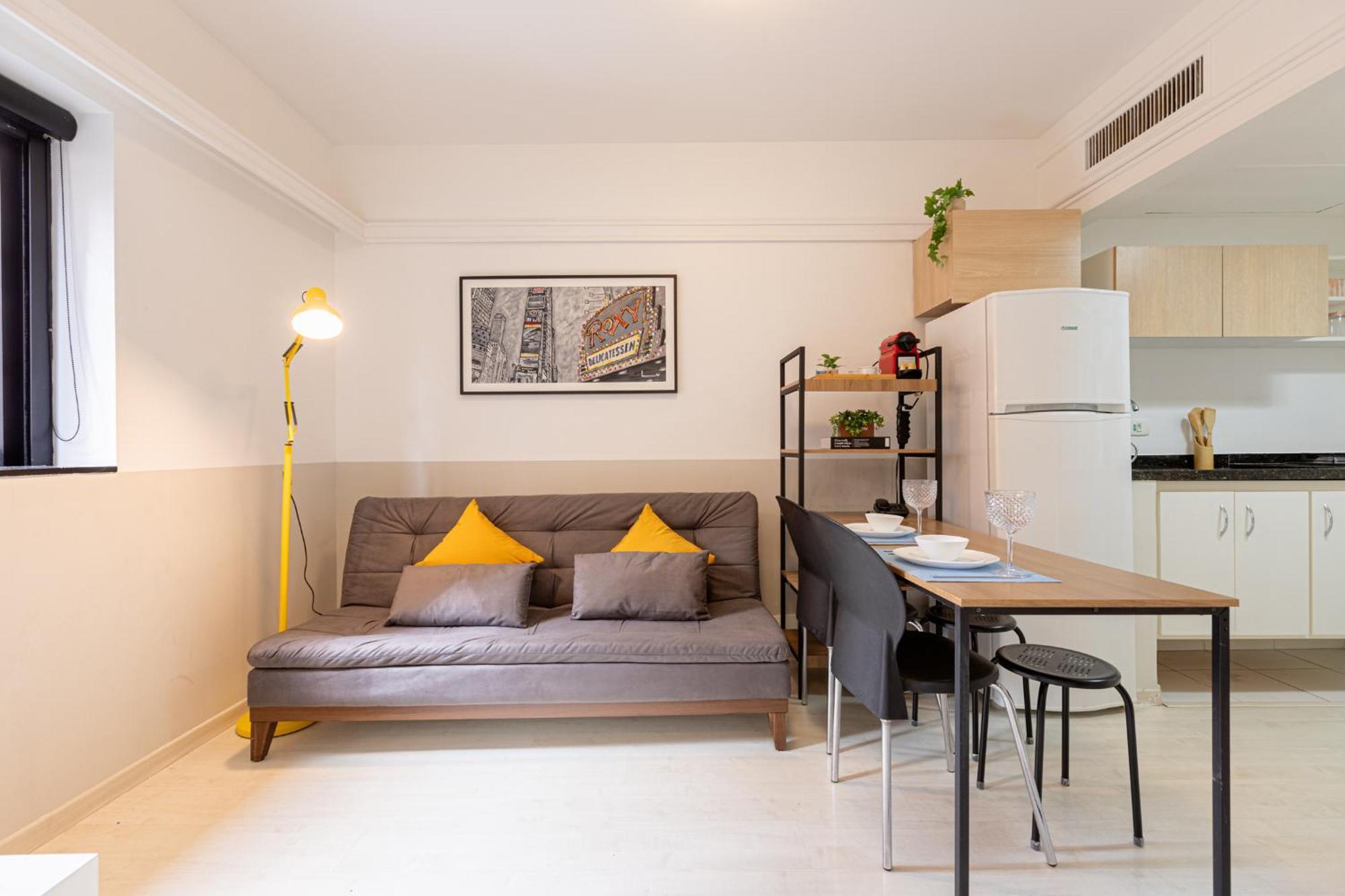 Easy Star - Lindo E Aconchegante Flat No Jardins - Wp01h Apartment *