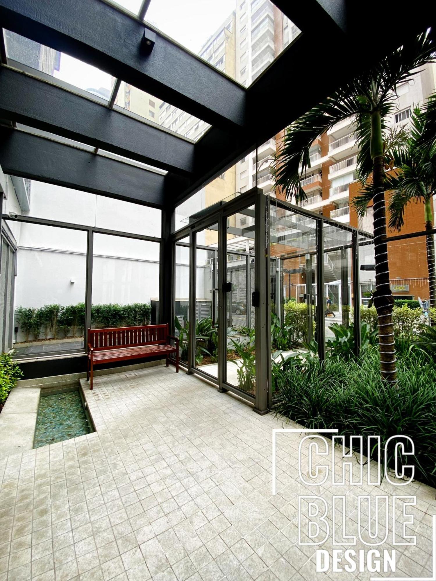 Chic Blue Design Com Vaga De Garagem * Sao Paulo