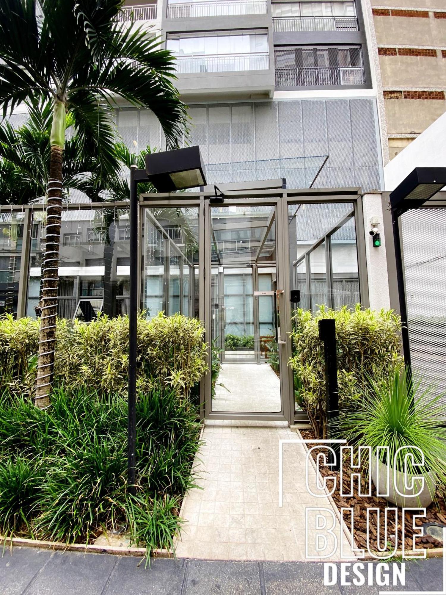 Chic Blue Design Com Vaga De Garagem * Sao Paulo