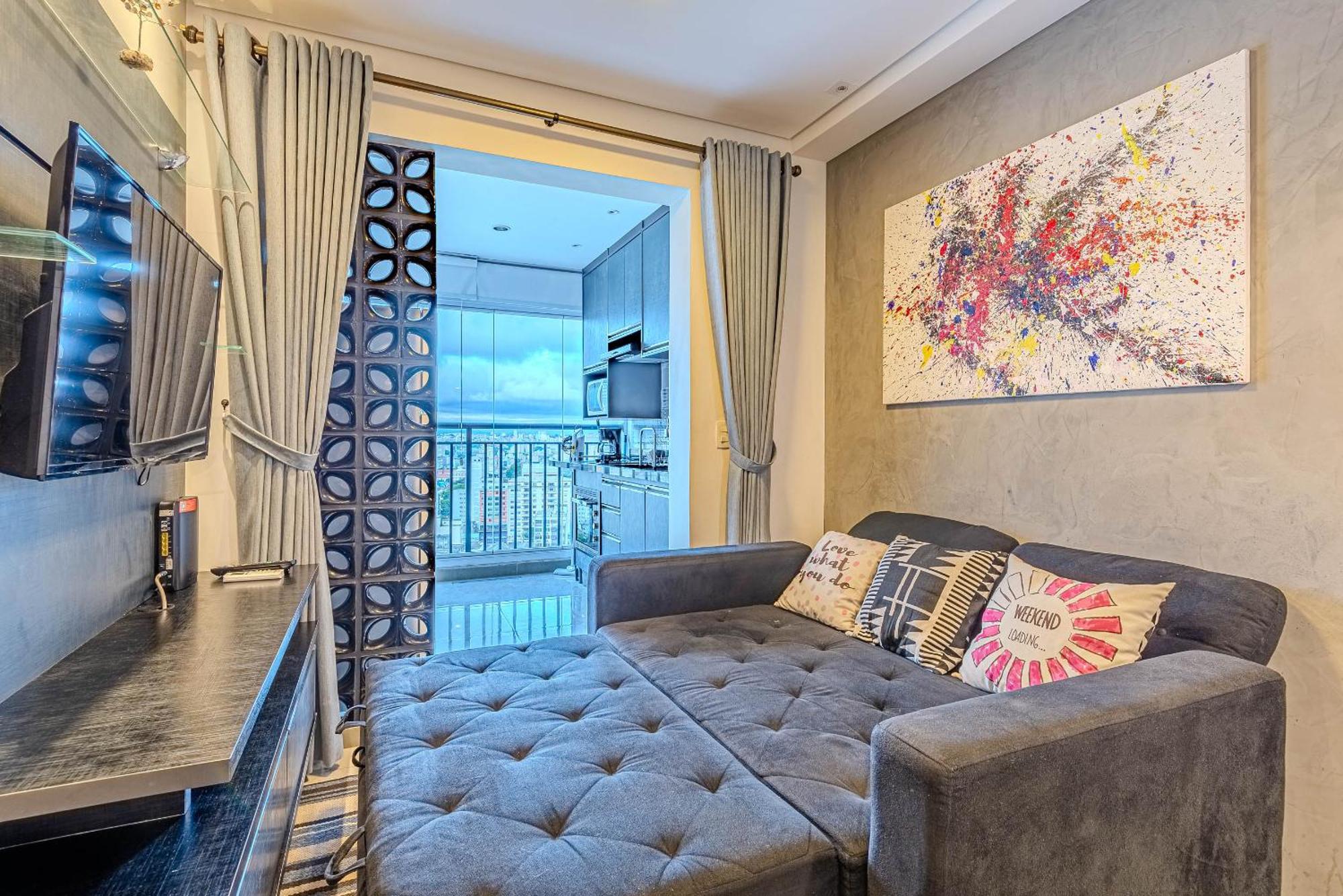 Luxo E Vista Espetacular Com Piscina Academia E Sauna Apartment Sao Paulo
