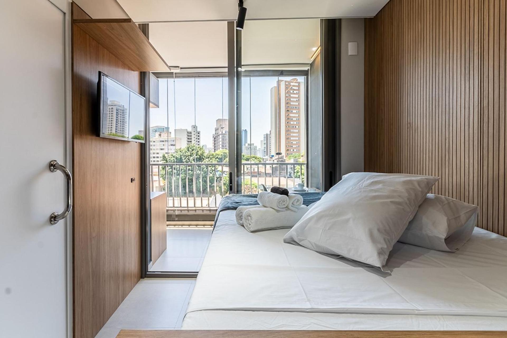 Ferienhaus Novissimos Com Piscina No Rooftop E Vista O Allianz Parque