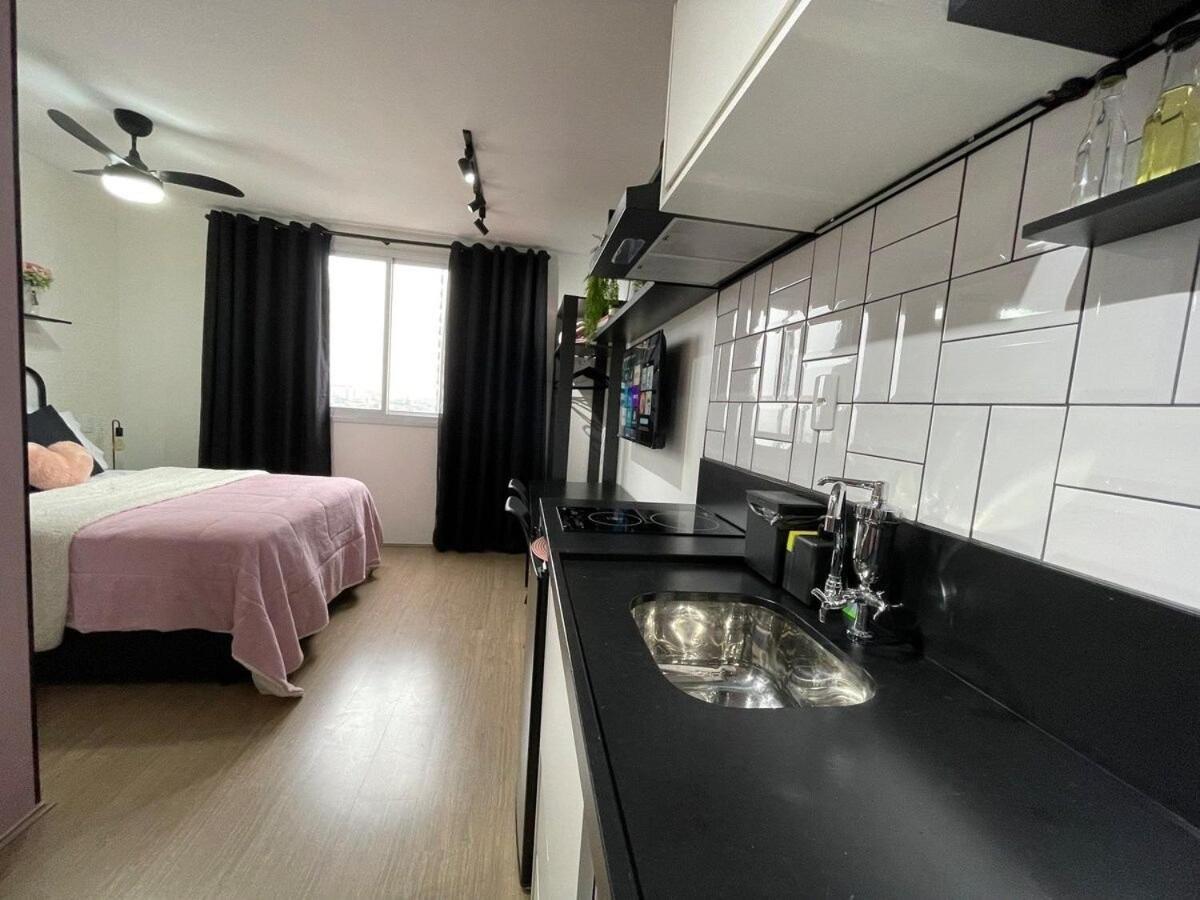 Apartamento Loft Encantador A 200 M Do Metro Bras *