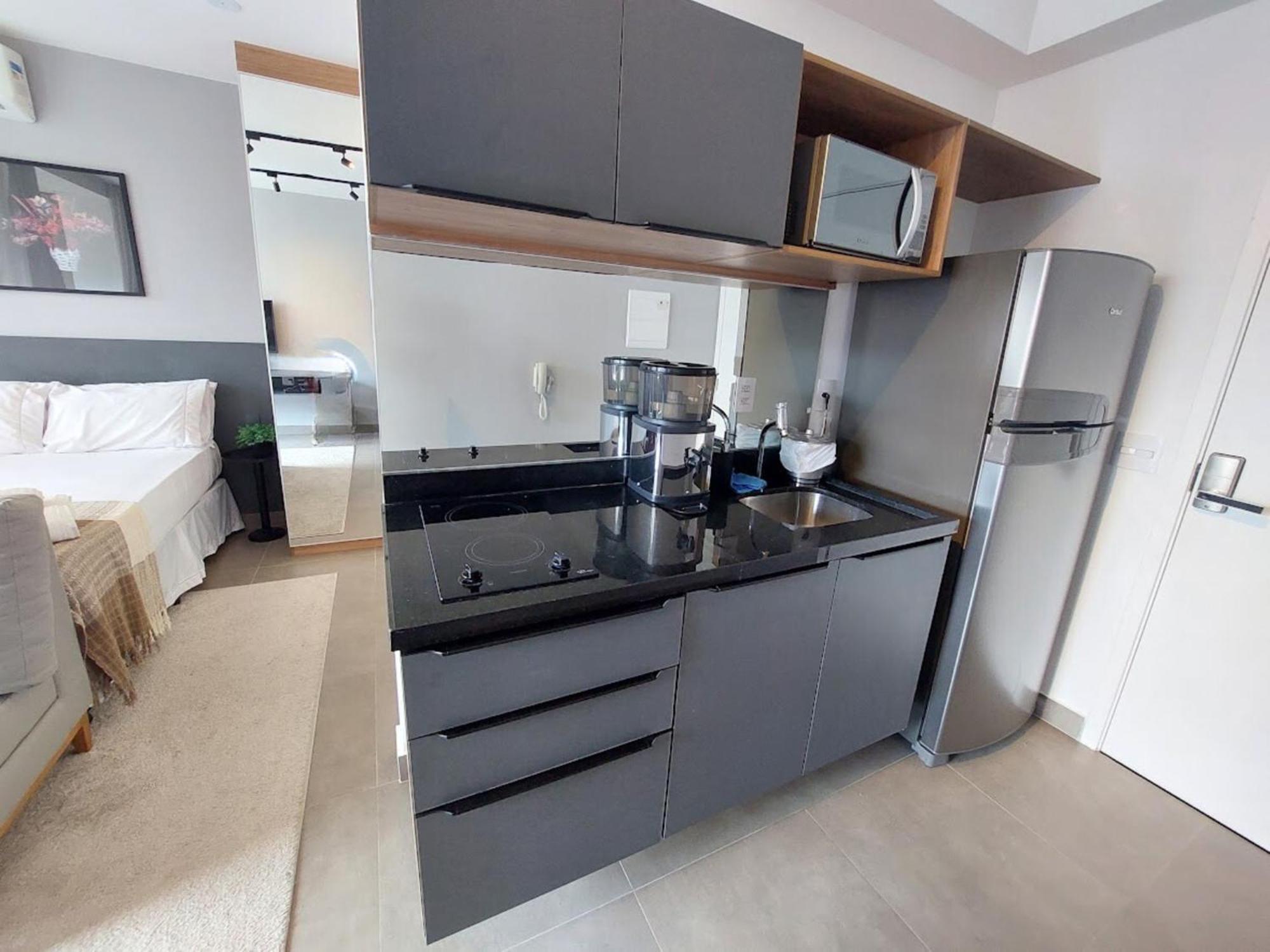Apartemen Book Sampa Apt.1208 Seu Refugio Prox. Metro Oscar Sao Paulo