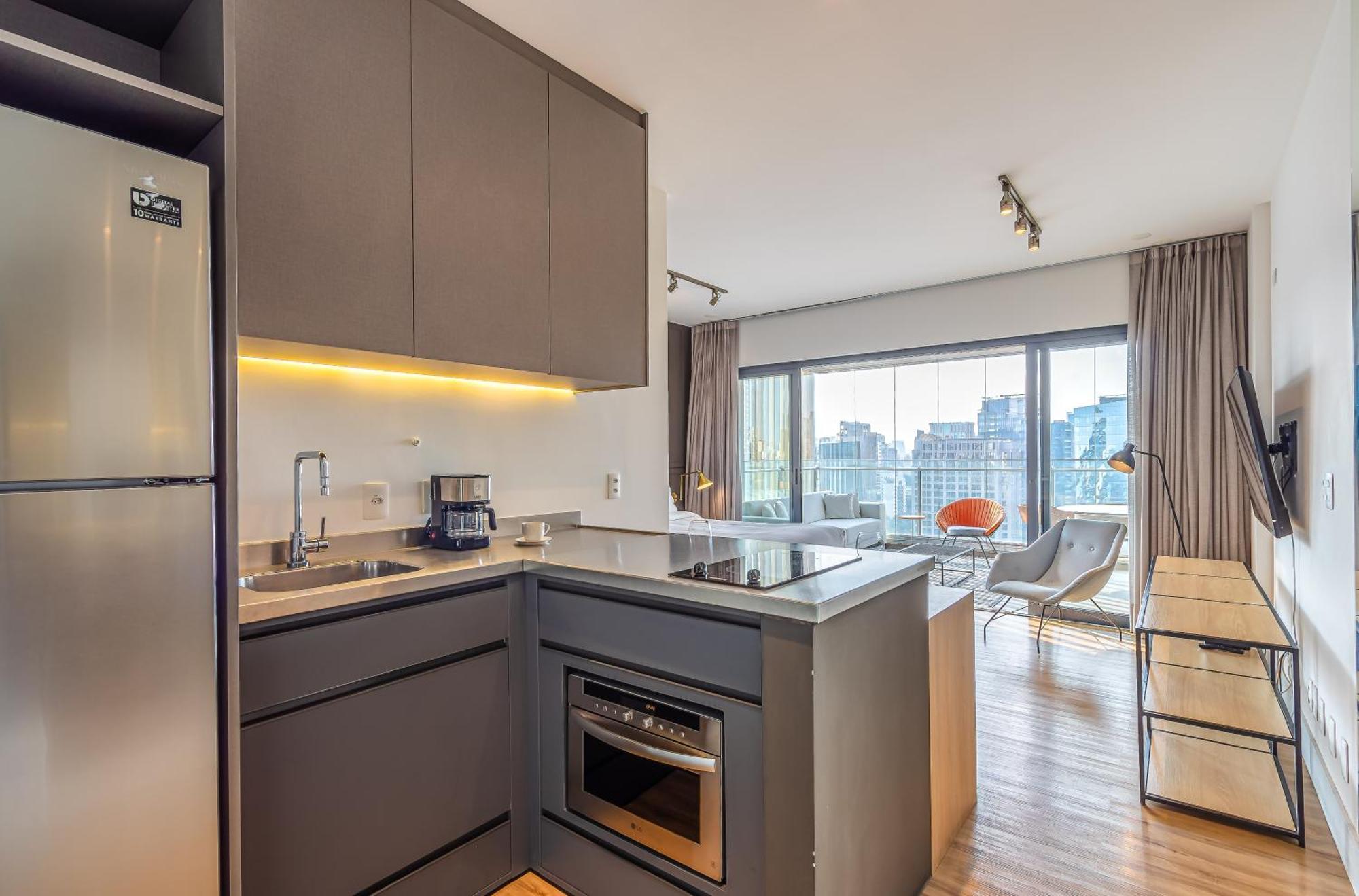 Apartment Condominio Forma Itaim - Uma Experiencia De Hospedagem Sofisticada Em Sao Paulo