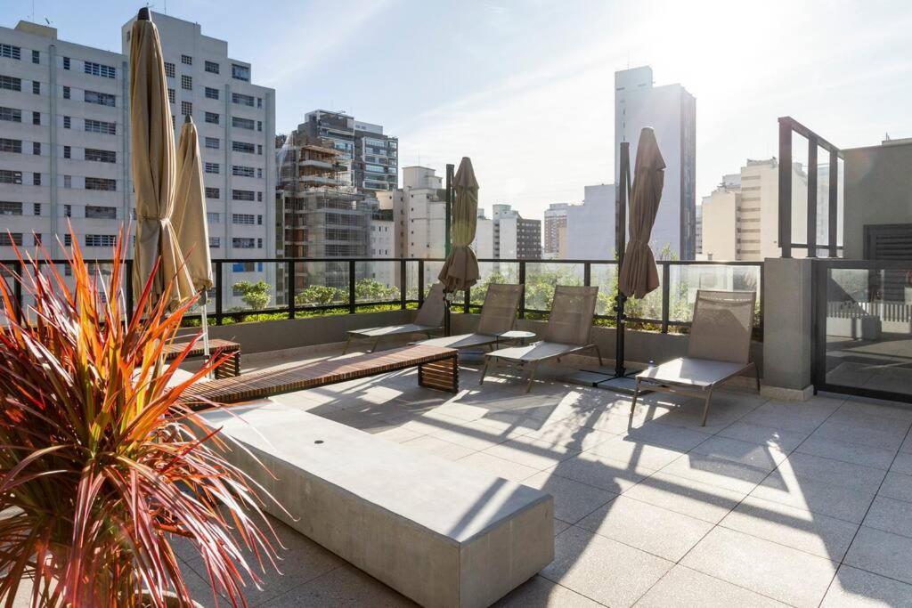Apartemen Charme Pinheiros E Jardins Com Piscina, Cama Queen *