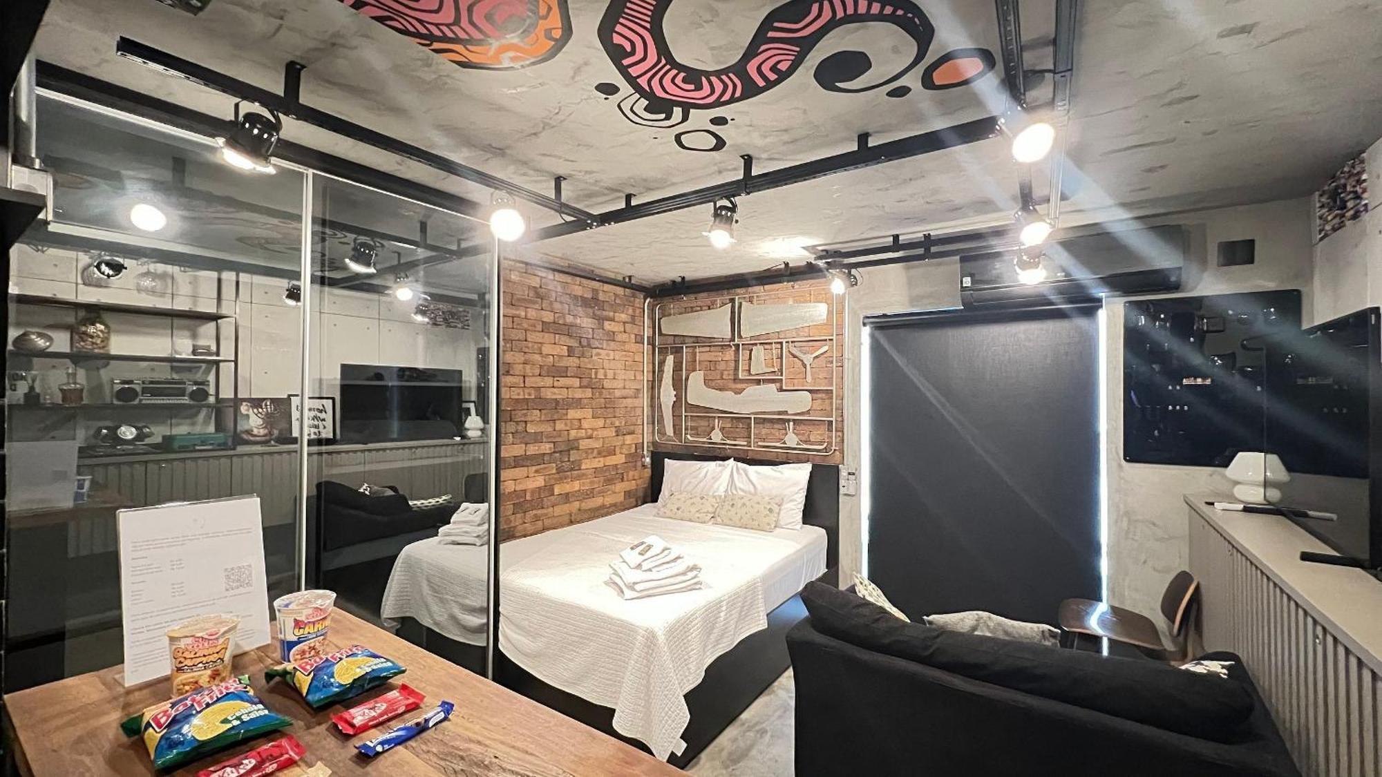 Mh 10201 - Estiloso Studio Com Wf/ac/cama Queen Tatil Evi Sao Paulo