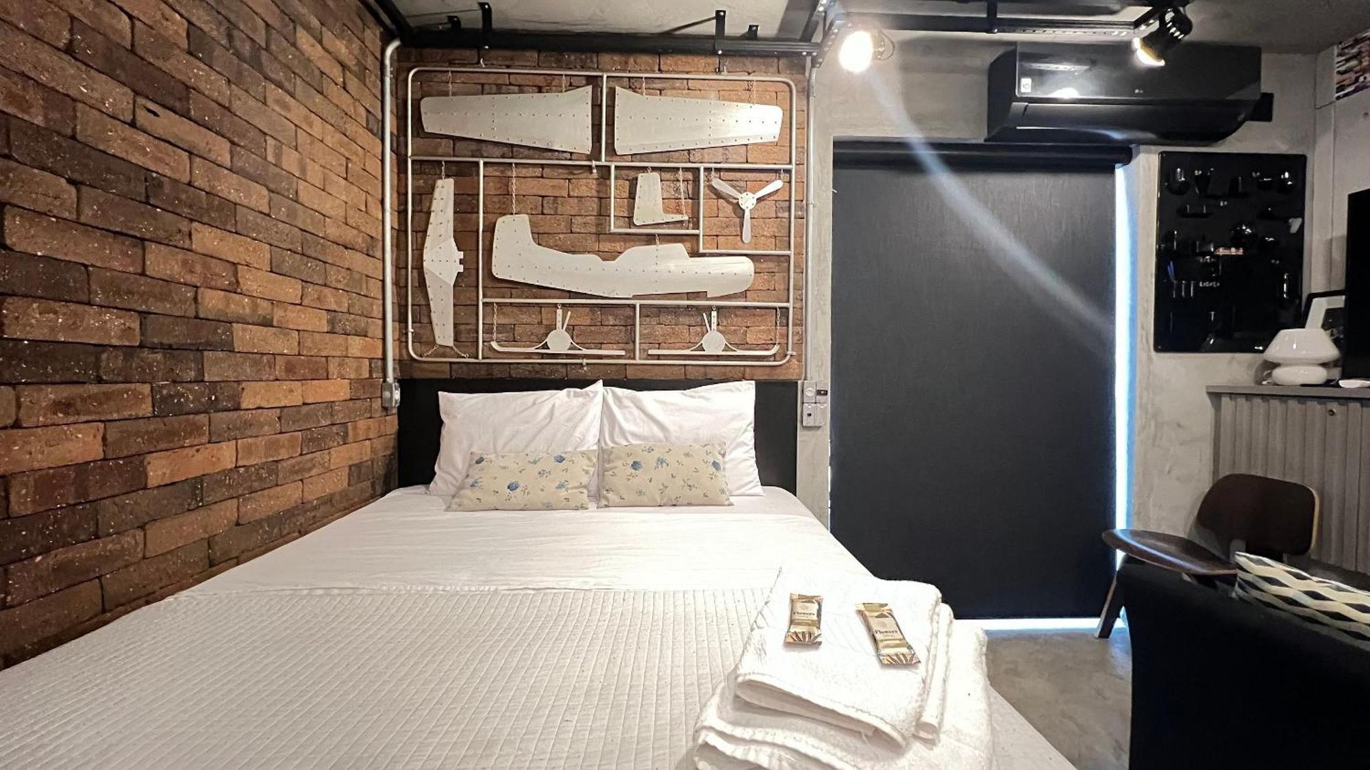 Mh 10201 - Estiloso Studio Com Wf/ac/cama Queen Tatil Evi Sao Paulo