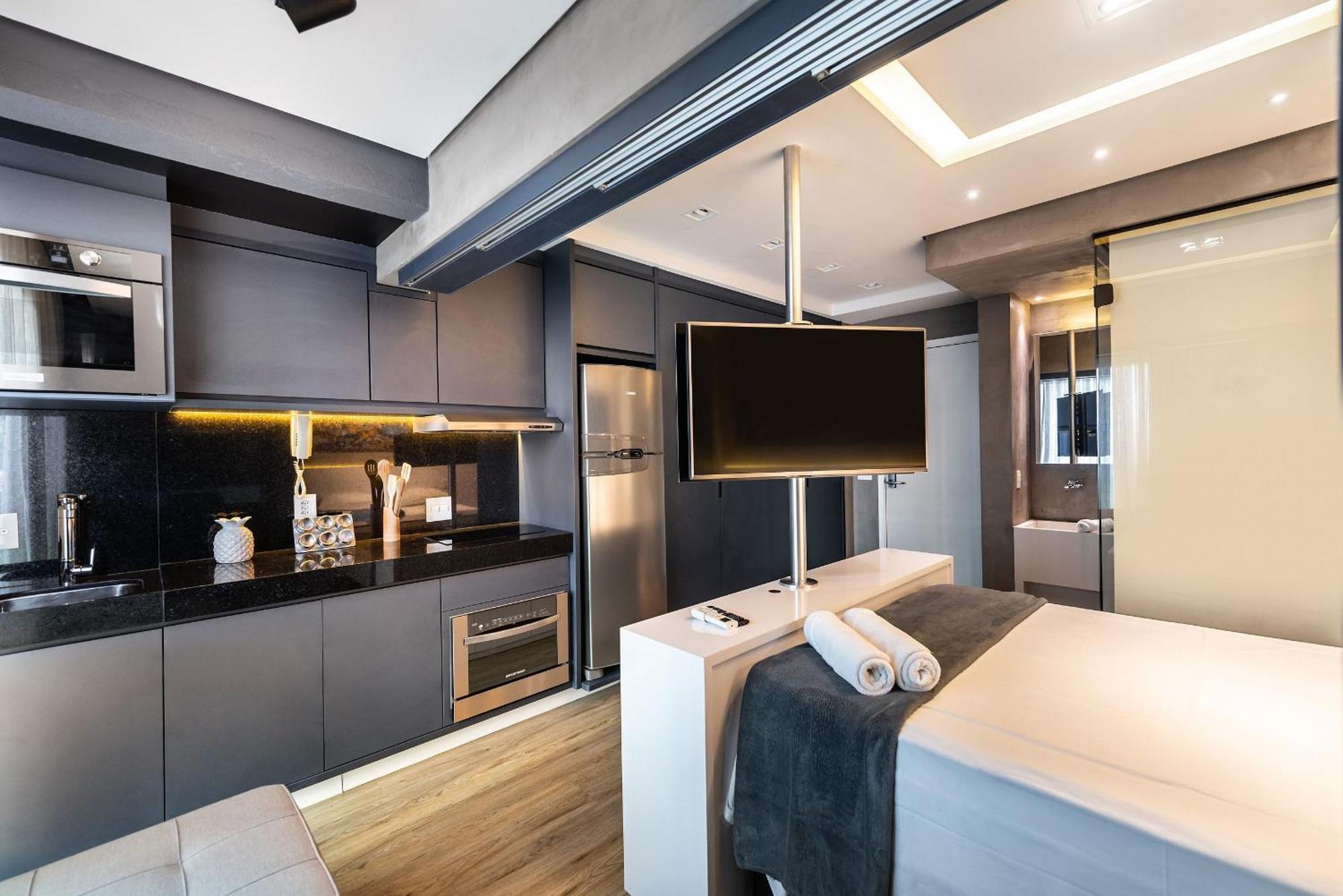 Vu3 Espaco Confortavel C/ Vaga Prox. Allianz Apartemen Sao Paulo