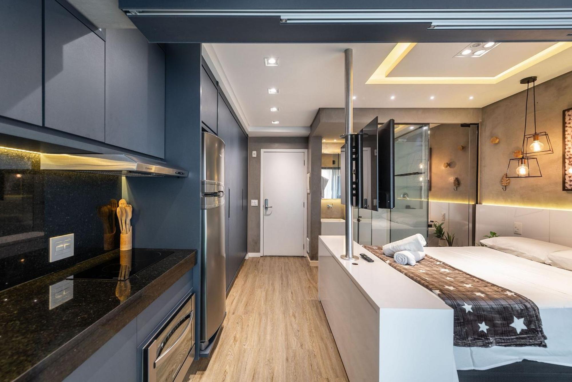 Vu3 Espaco Confortavel C/ Vaga Prox. Allianz Apartemen