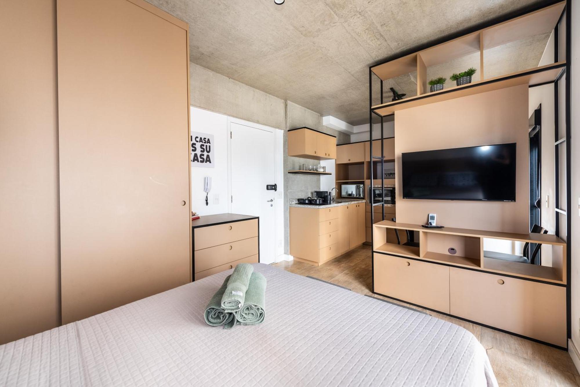 Daire 83 New Next Paulista Av, Fast Wifi And Balcony