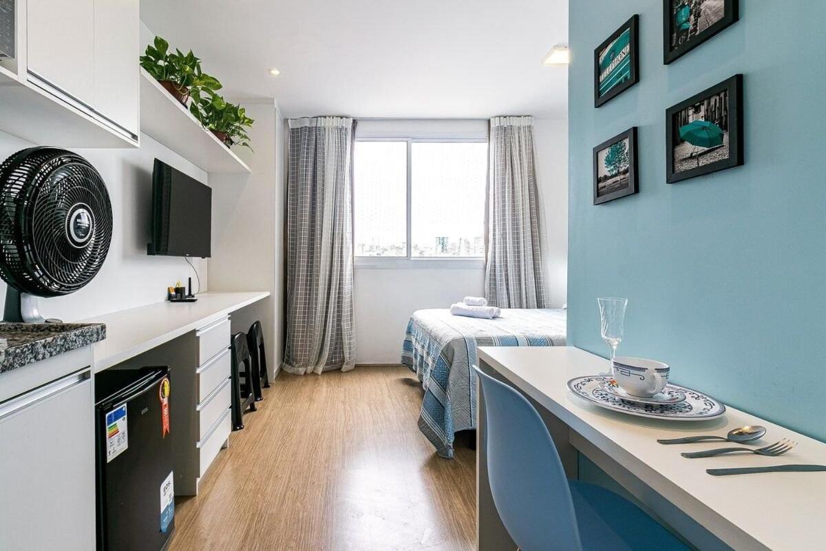 Apartment Sossegado No Bras Com Piscina/metro Bras