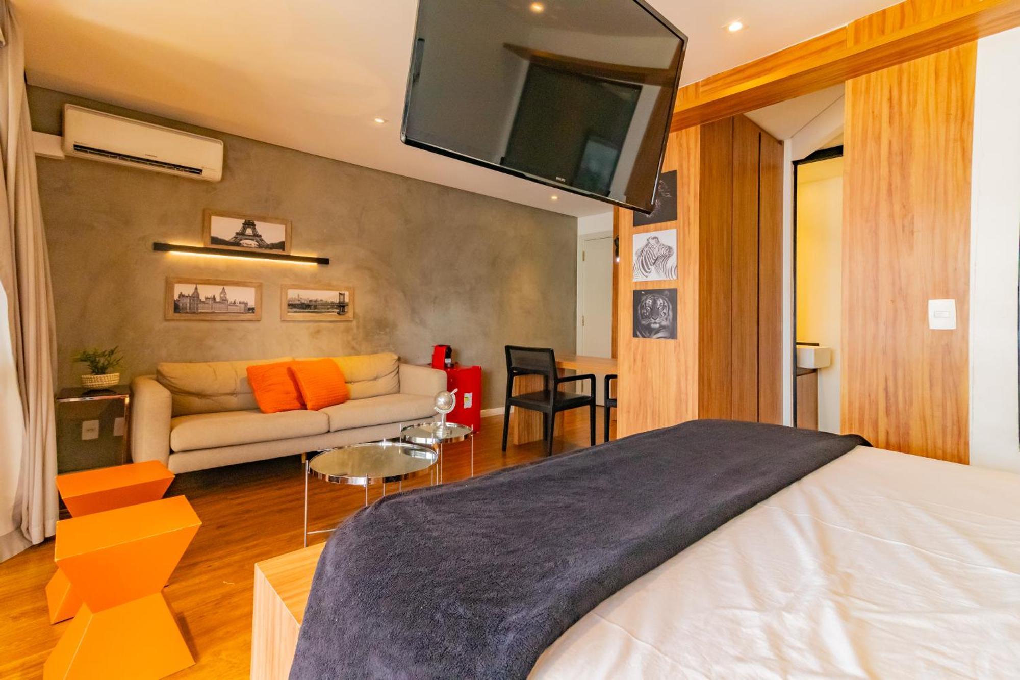 Flat Best View Bar Sauna Pool Gym Apart Otel Sao Paulo