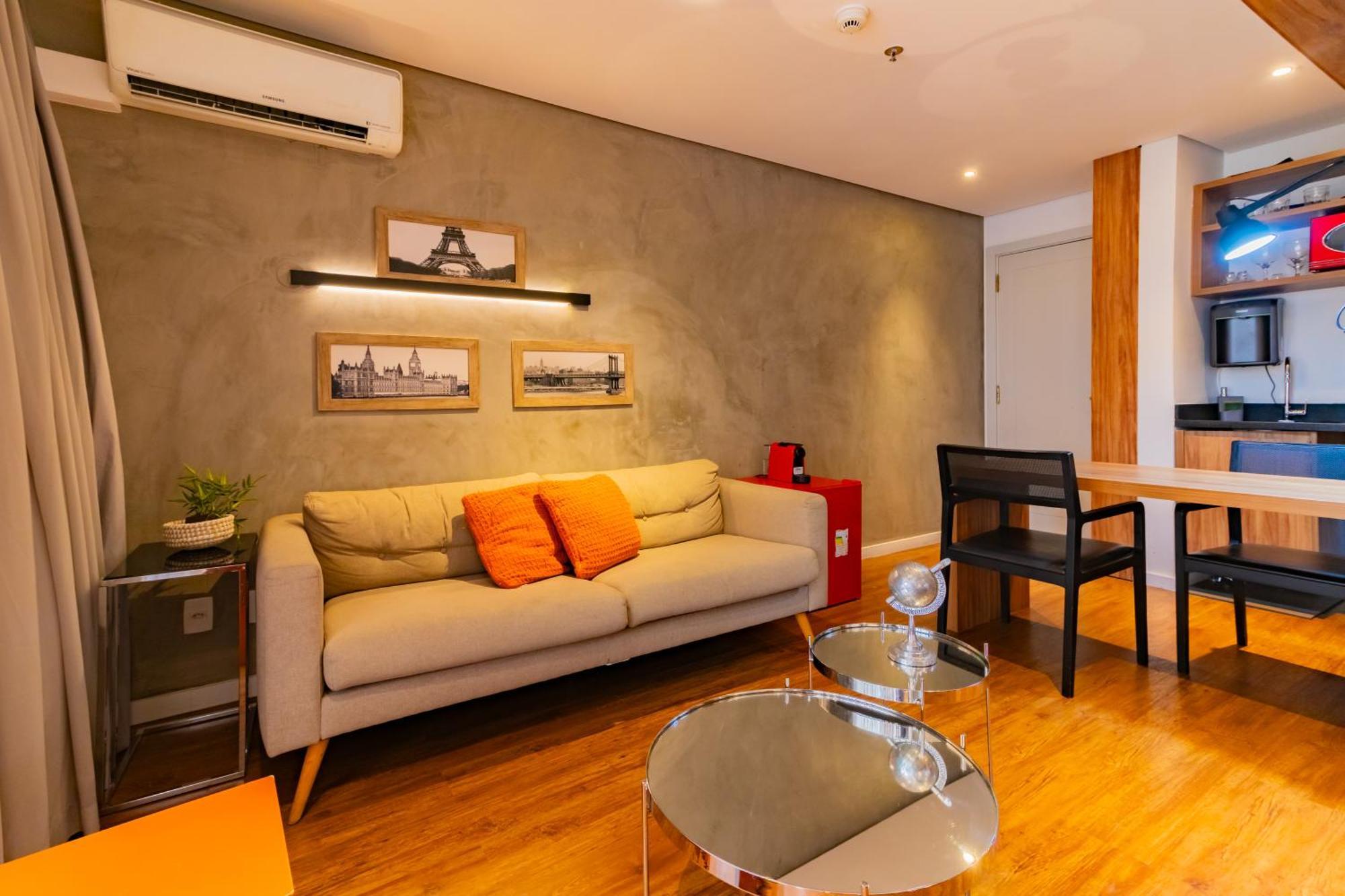 Flat Best View Bar Sauna Pool Gym Sao Paulo