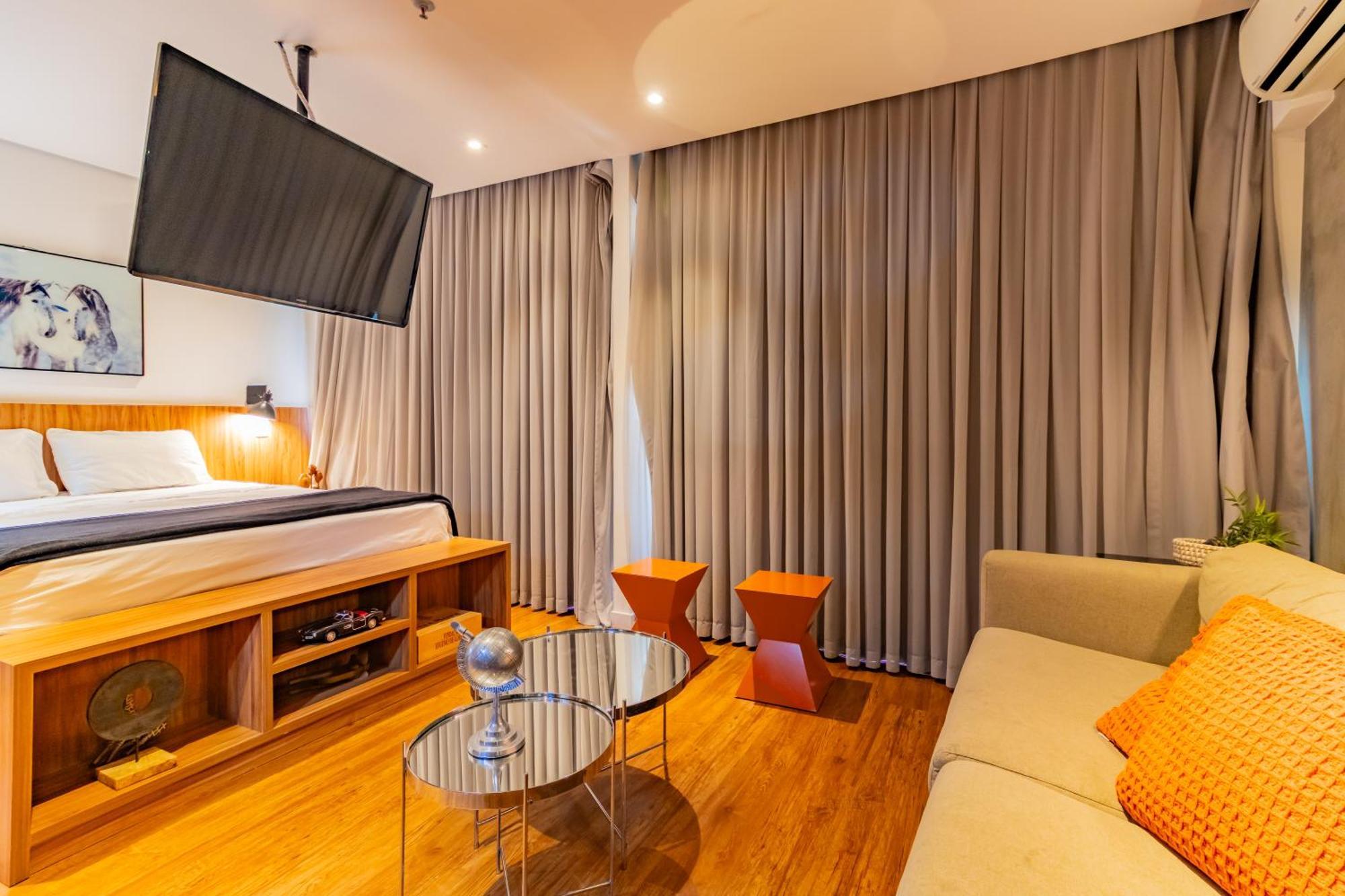 Flat Best View Bar Sauna Pool Gym Apart Otel Sao Paulo