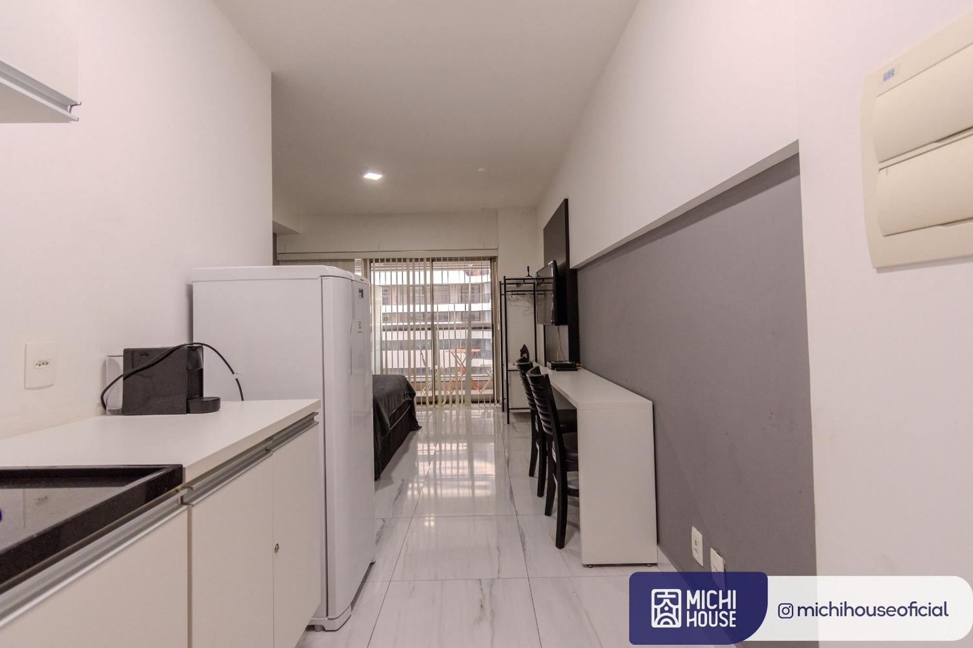 Apartment Belo Studio Metro/praca Republica Wf/cozinha