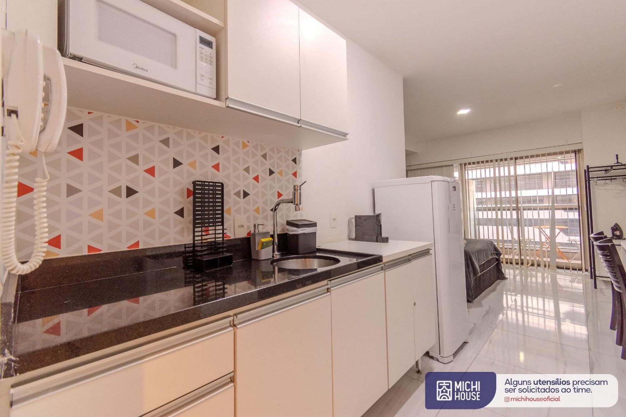 Belo Studio Metro/praca Republica Wf/cozinha Apartment