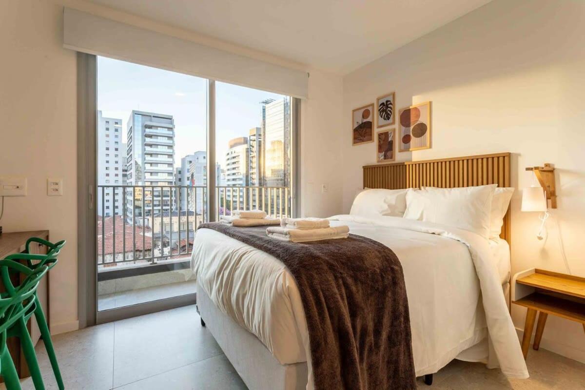 Bhomy J Paulistano - Studio Com Varanda Vt514 Apartment Sao Paulo