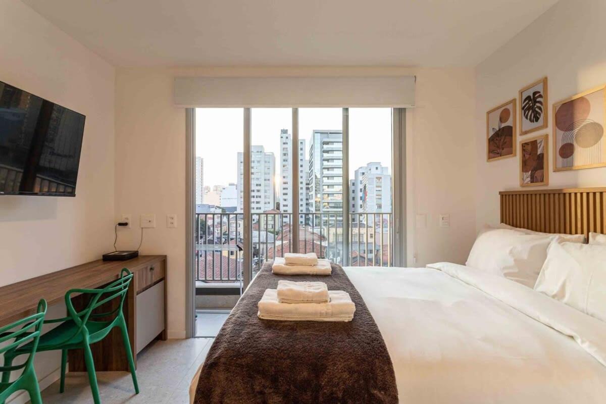Apartment Bhomy J Paulistano - Studio Com Varanda Vt514 *