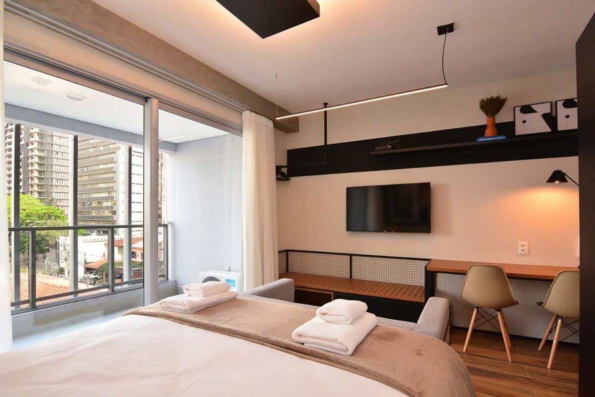Căn hộ Bhomy Pinheiros - Varanda Ampla Com Vista Vt320 *