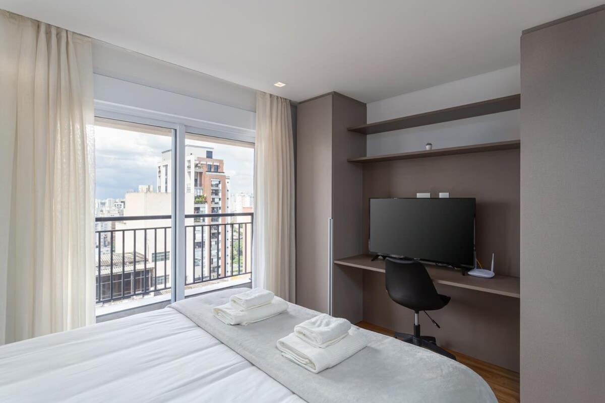 Apartemen Bhomy Bela Vista Novo E Com Ac E Sacada Apm2004 Sao Paulo