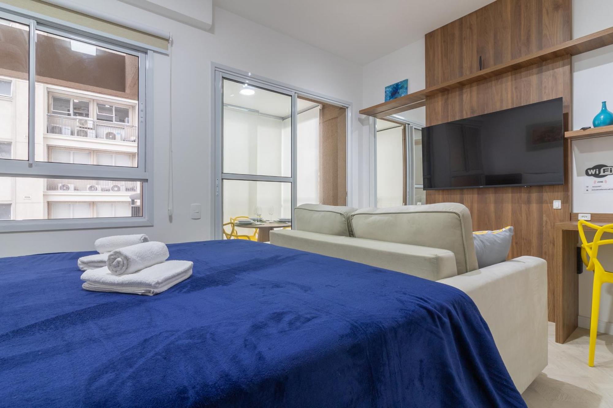 Apartment Studio Com Varanda Proximo Metro Vila Mariana *