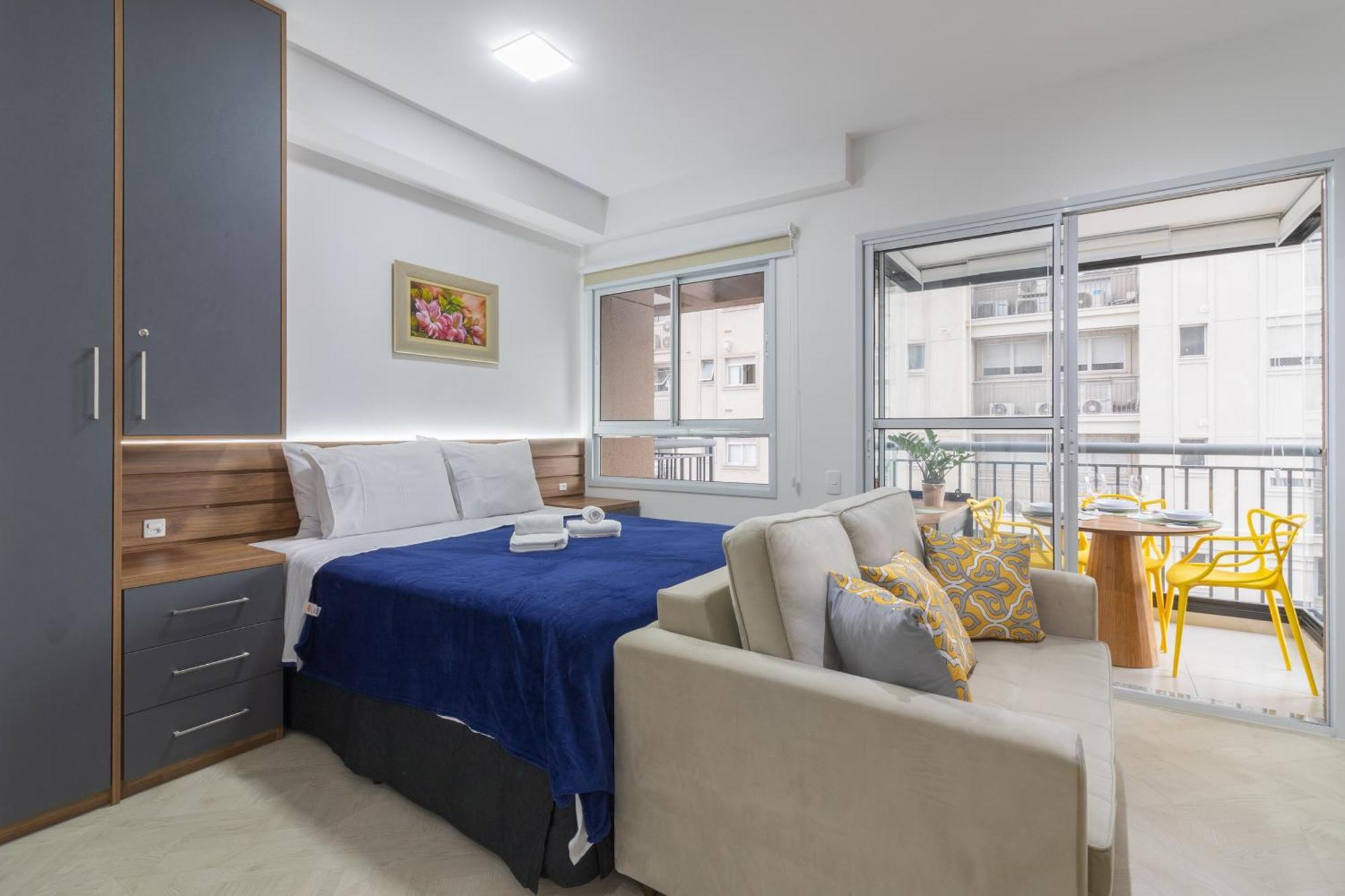 Apartment Studio Com Varanda Proximo Metro Vila Mariana