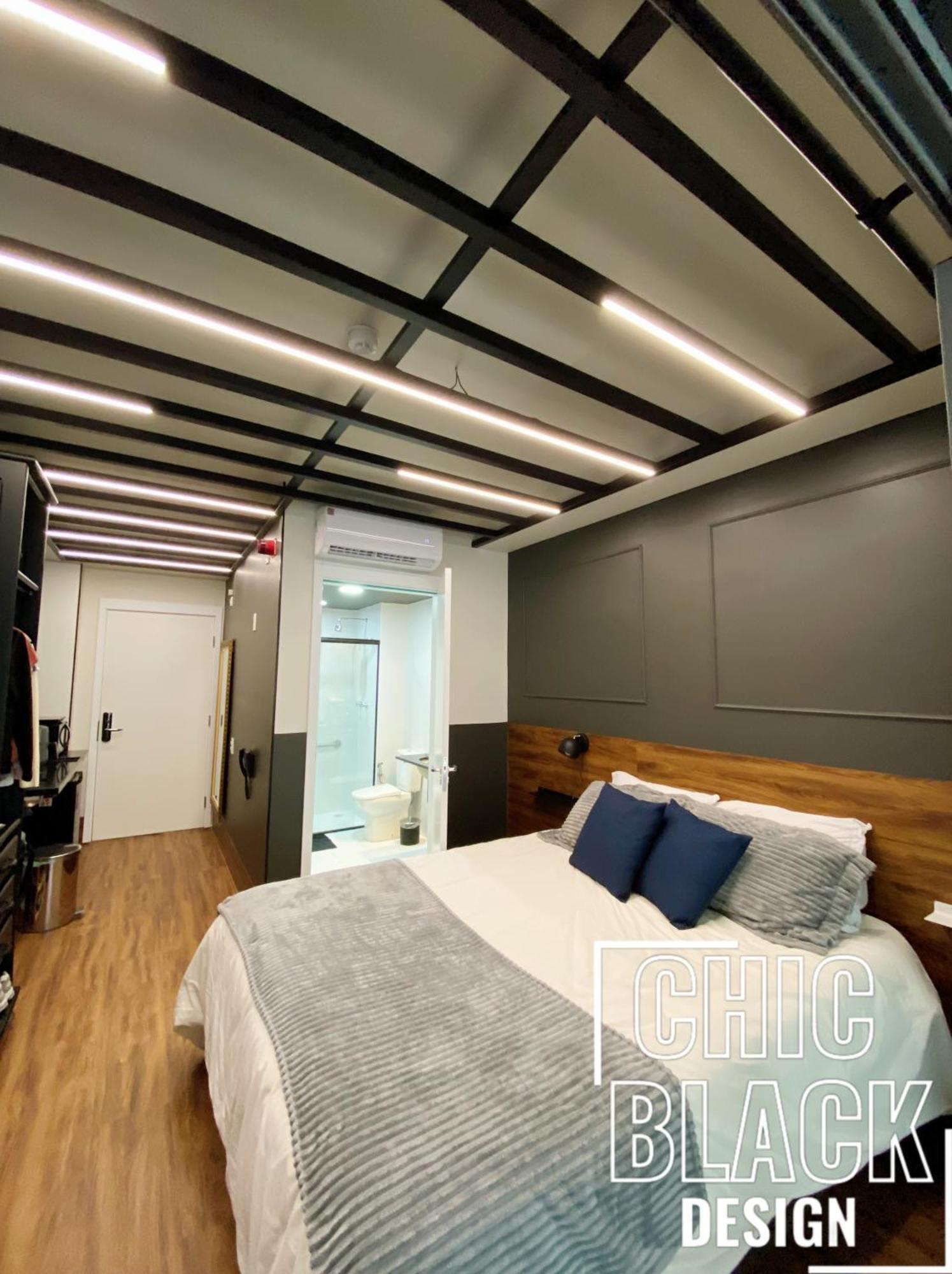 Apartment Chic Black Design - Zpinheiros São Paulo
